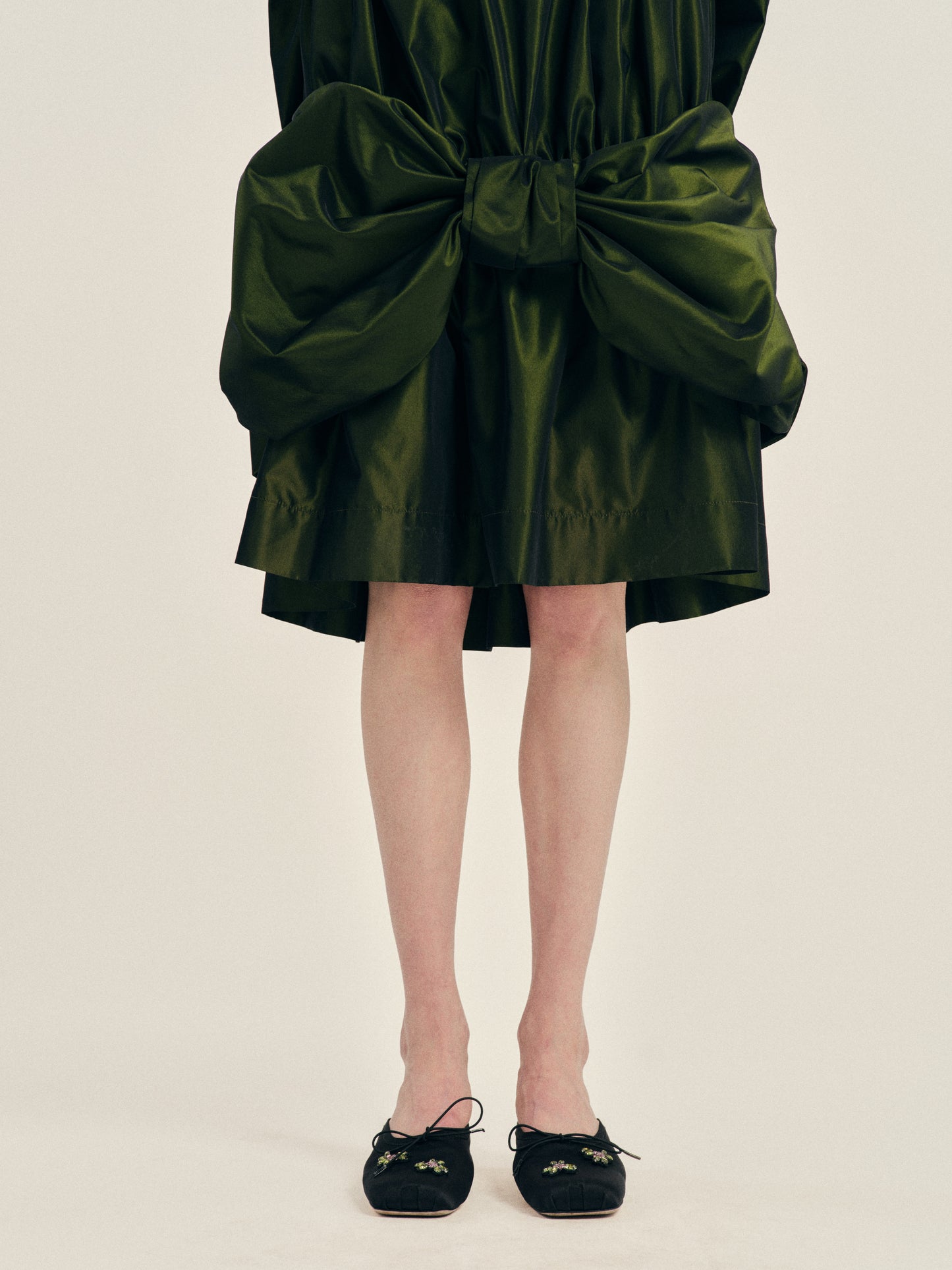 Bow Hem Egg Dress