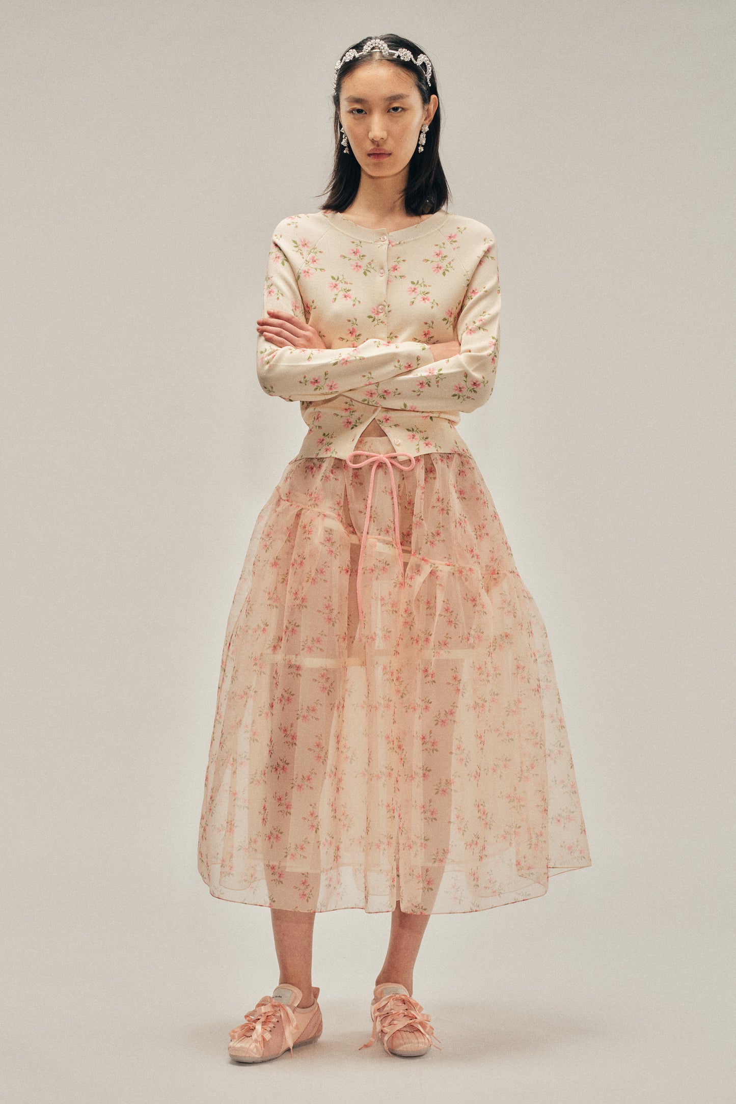 Tiny Flower Cardigan