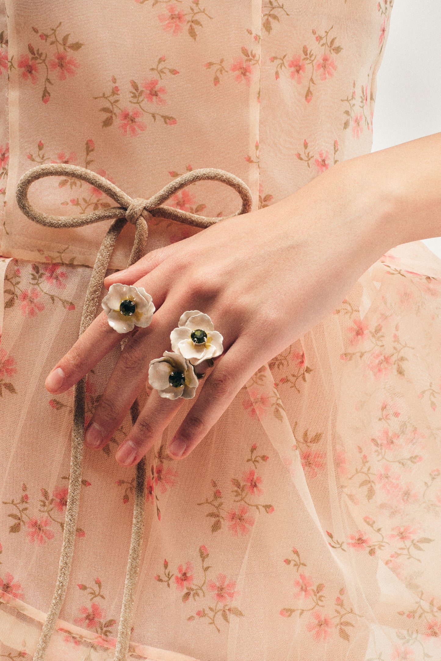 Blooming Poppy Ring