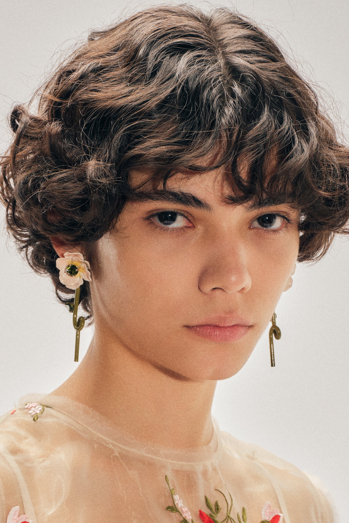 Blooming Poppy Drip Earrings