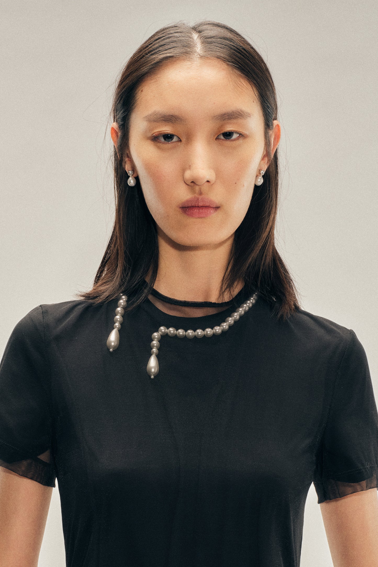 Beaded Layered Liquid Dress