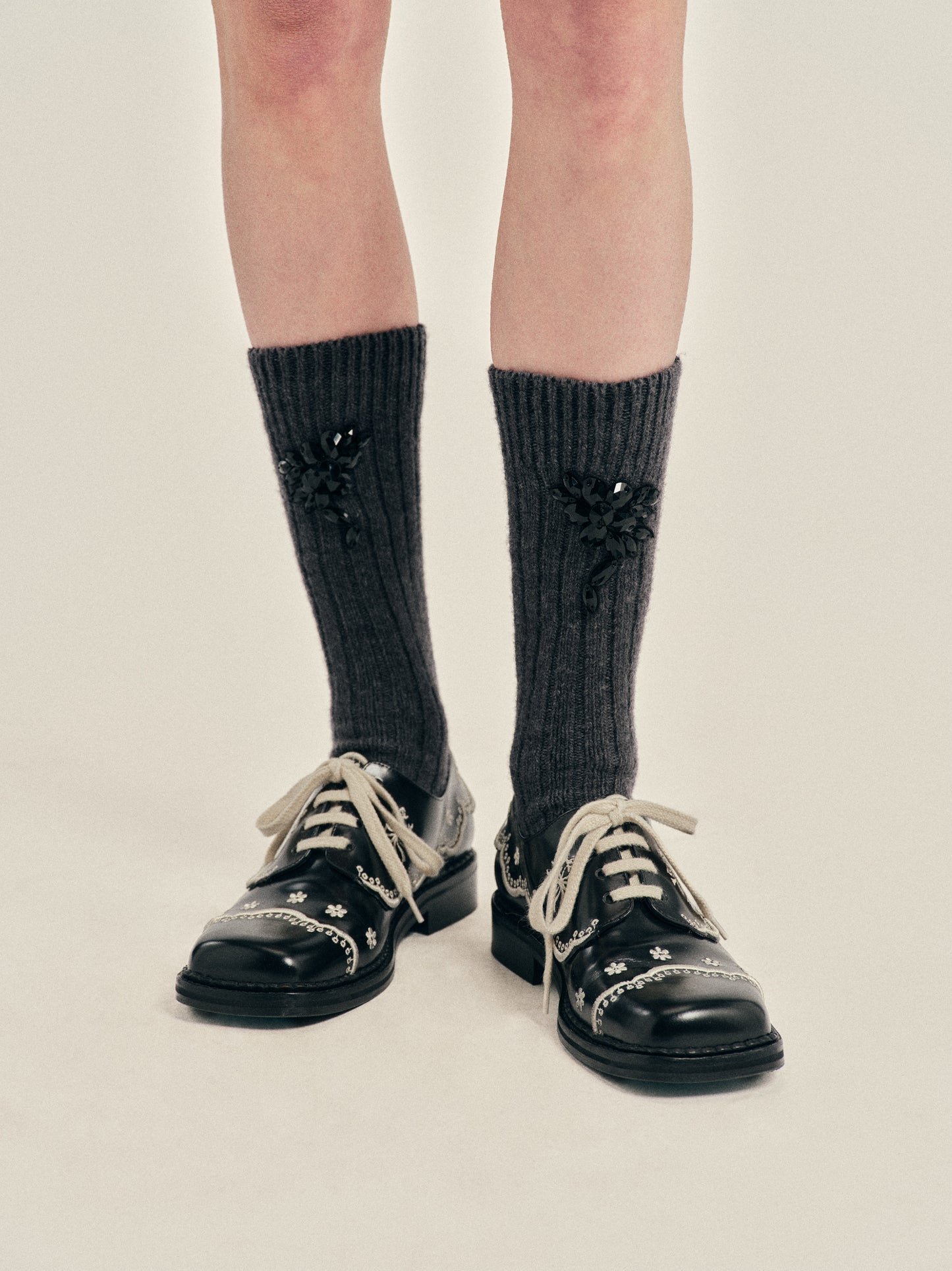 Floral Lace Brogue
