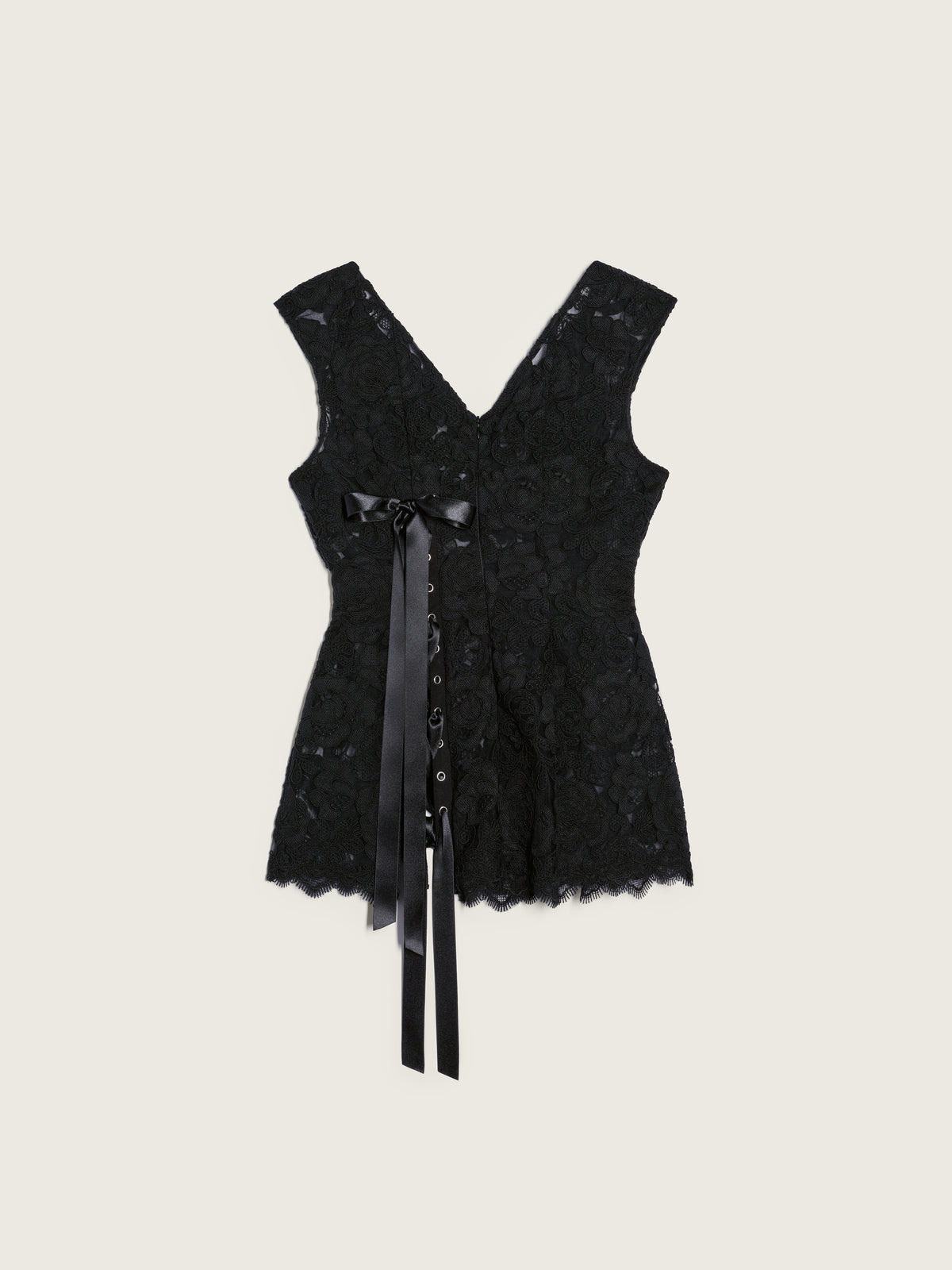 Unraveling Ribbon Portrait Top