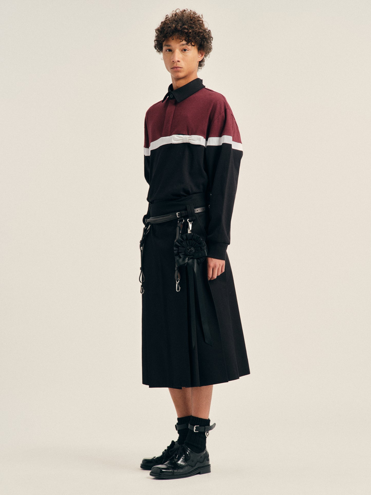 Bow Stripe Rugby Shirt