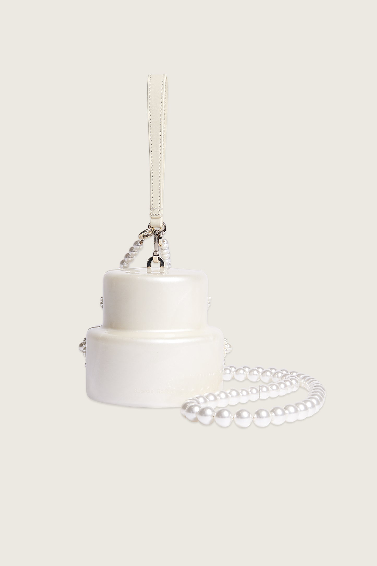 Embellished Pearl Cake Bag