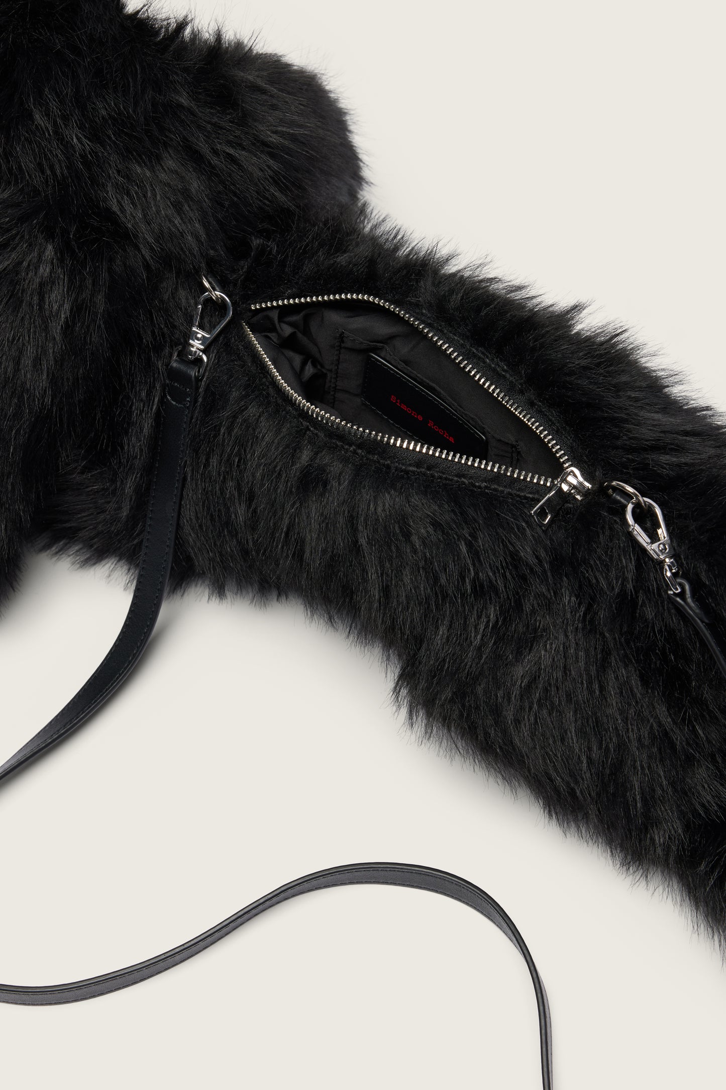 Faux Fur Hare Crossbody Bag