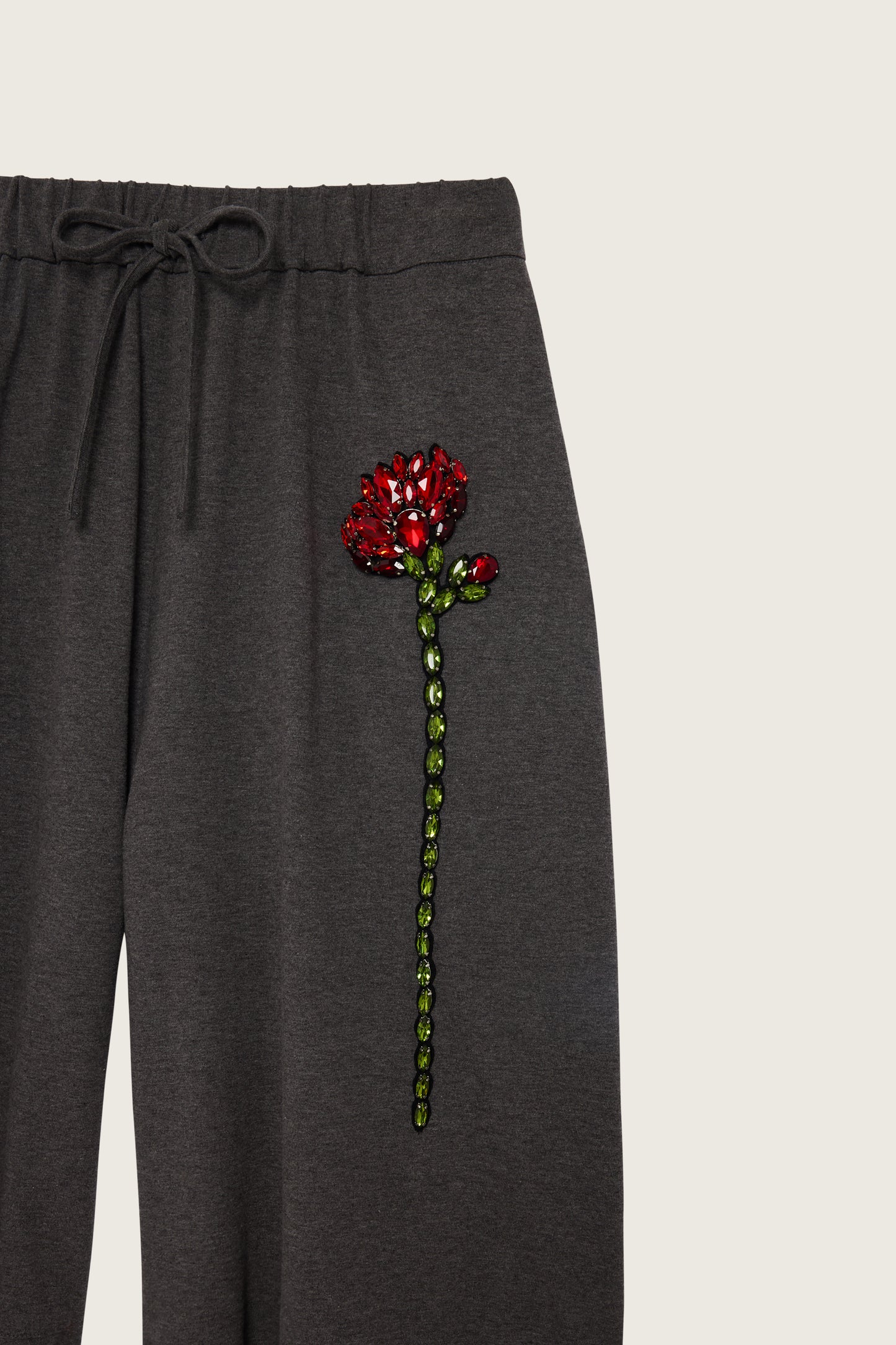 Embellished Carnation Joggers