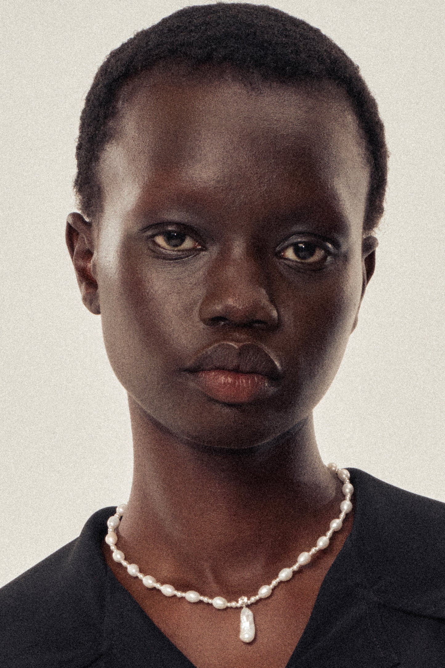 Staccato Pendant Pearl Necklace