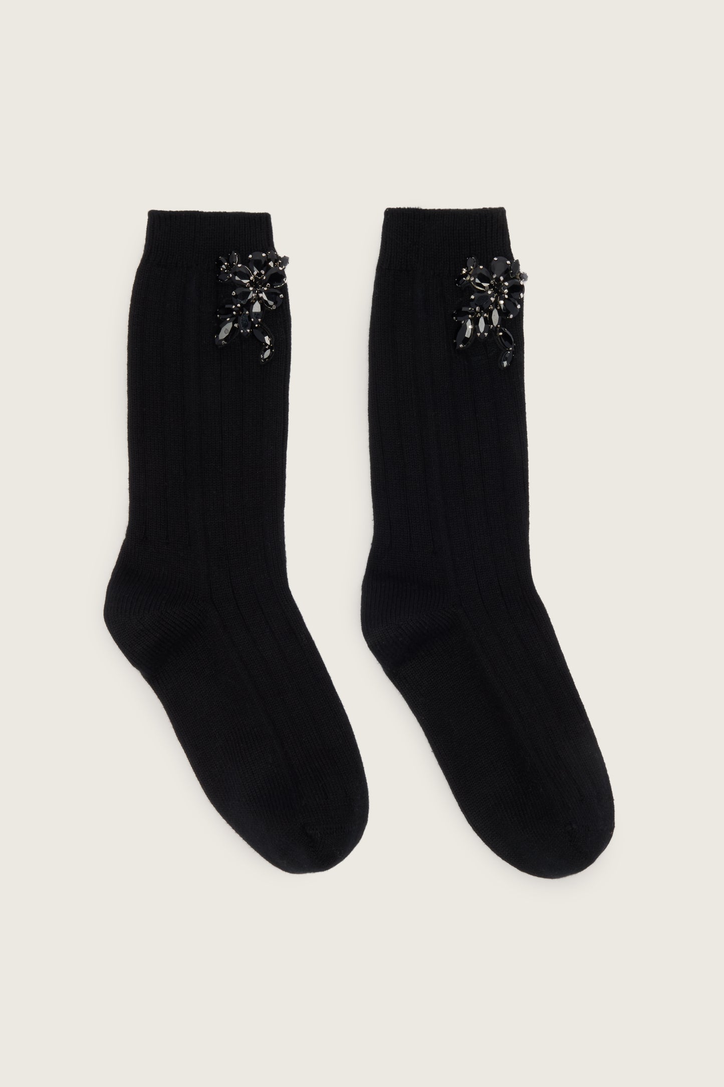 Embellished Rose Ankle Socks