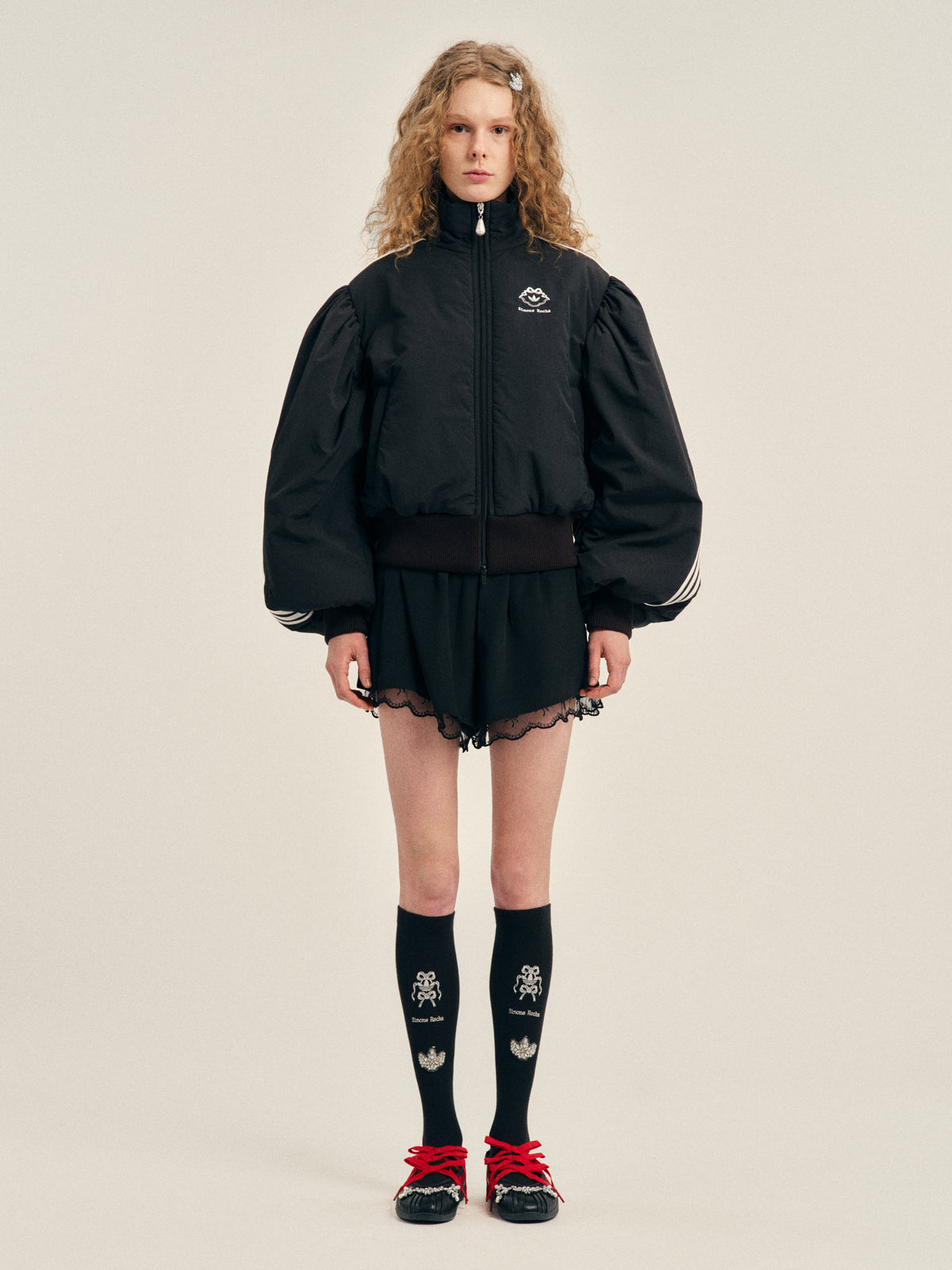 adidas Originals by Simone Rocha Firebird Puff Sleeve Jacket