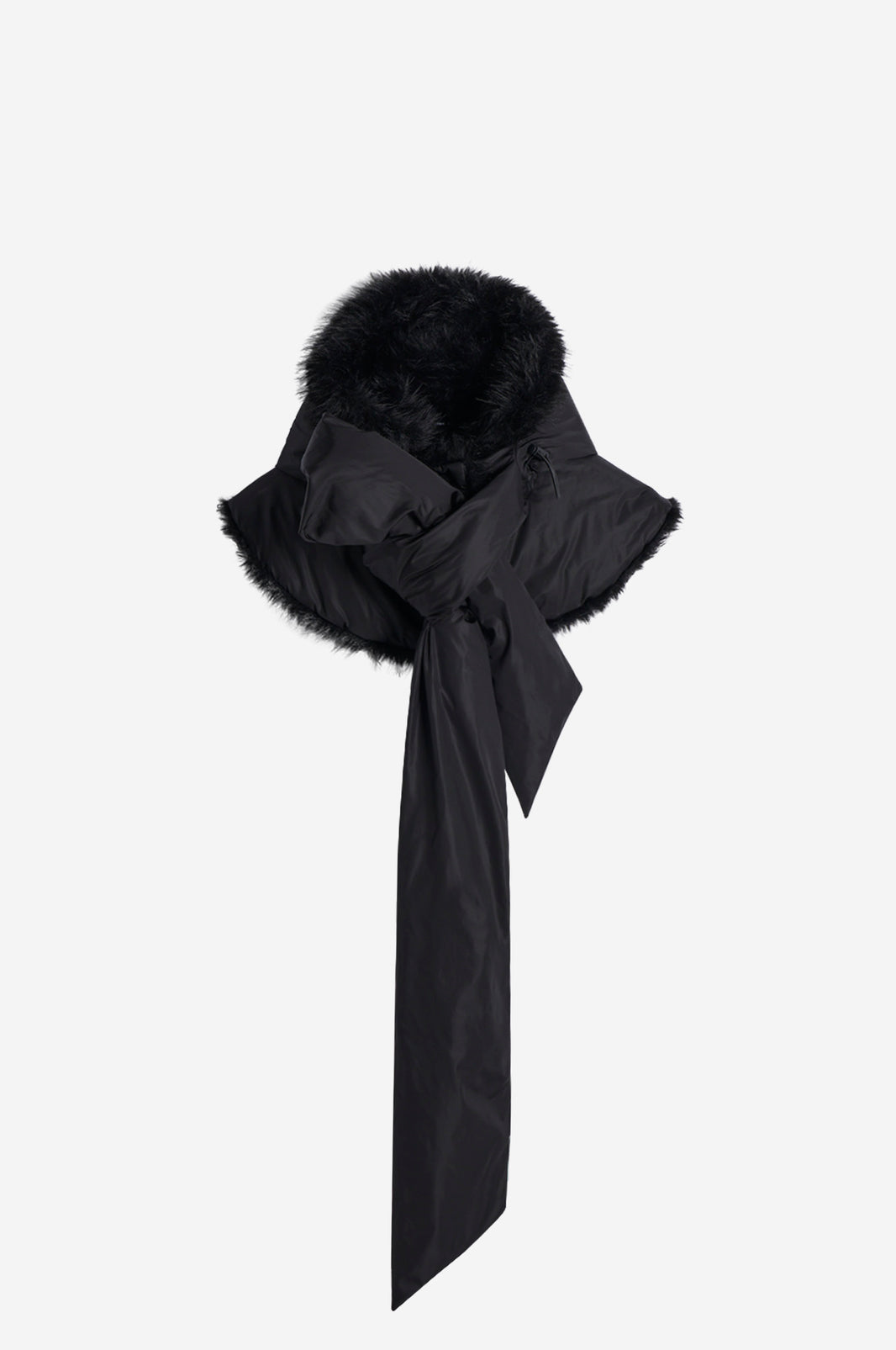 Simone Rocha Long Rosette Brooch in Black main image 0