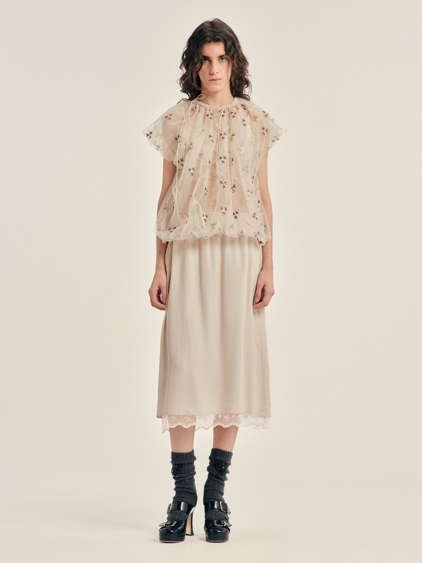 Gathered Cord Top