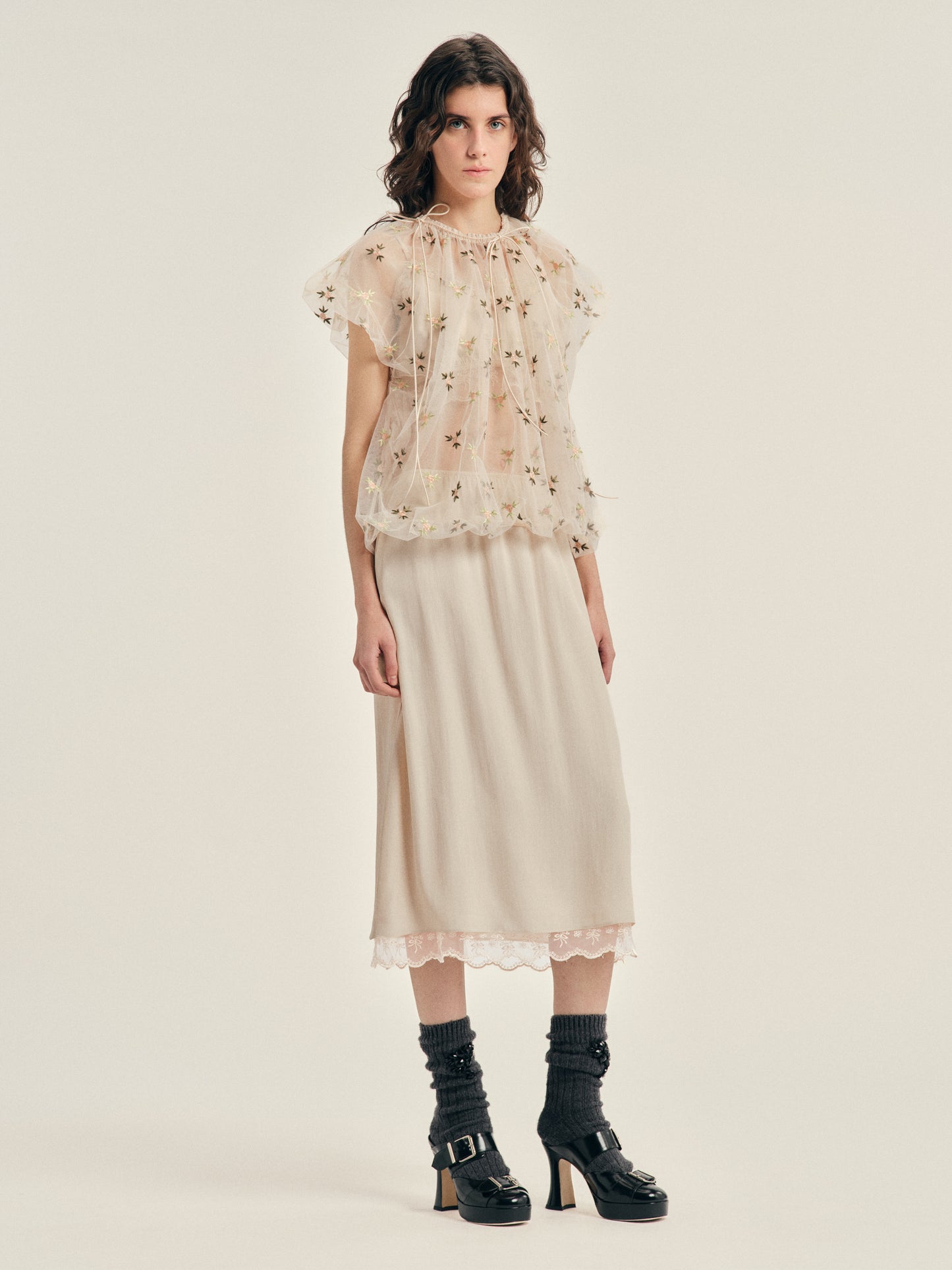 Gathered Cord Top