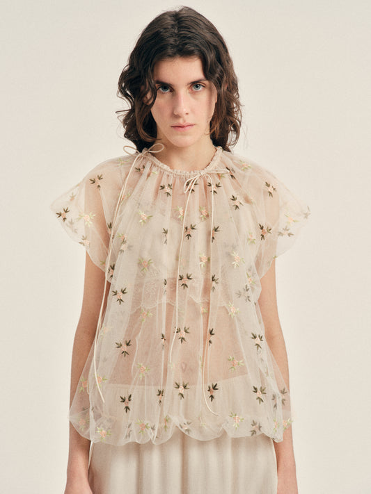 Gathered Cord Top