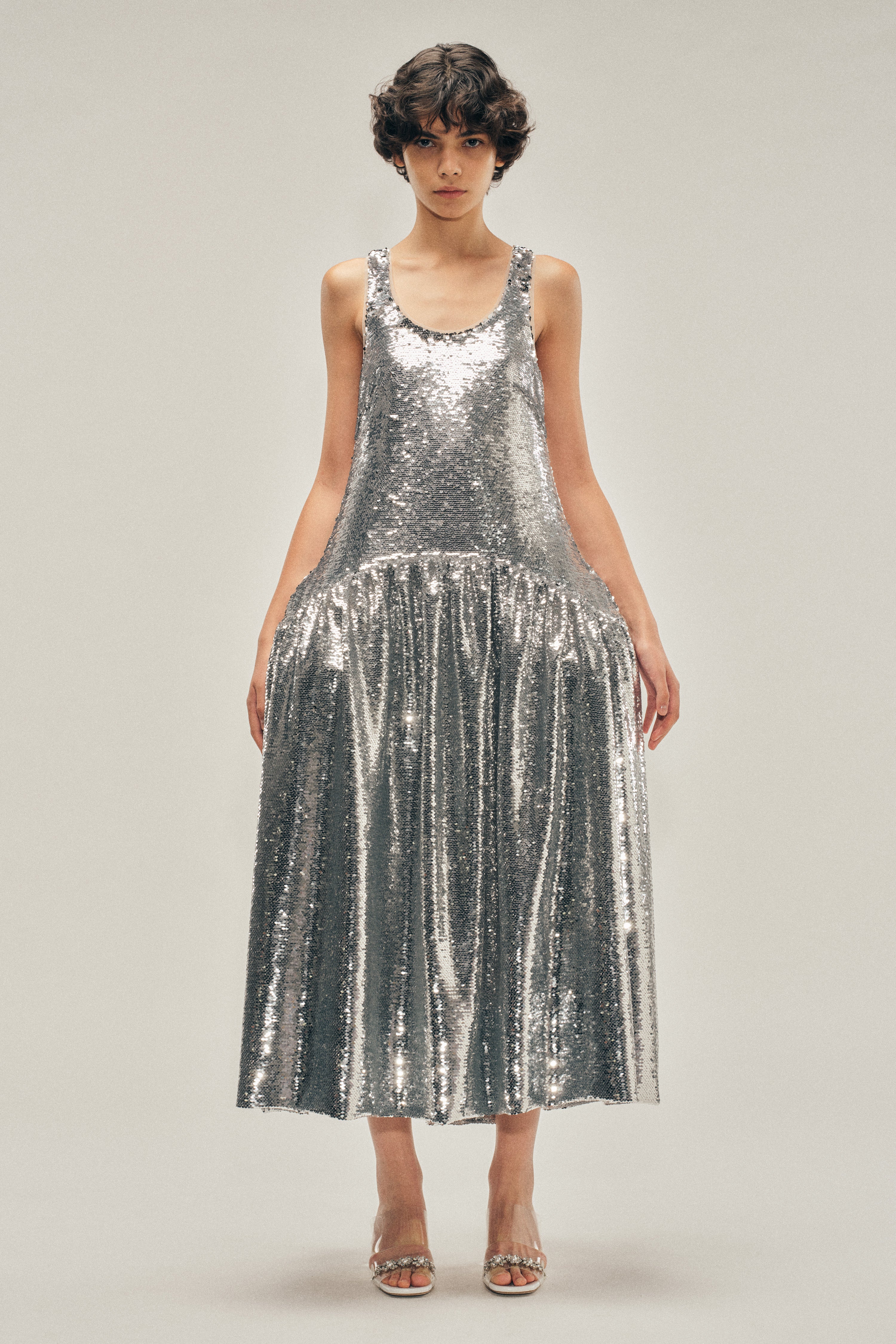 Tapered Back Flounce Dress – Simone Rocha US