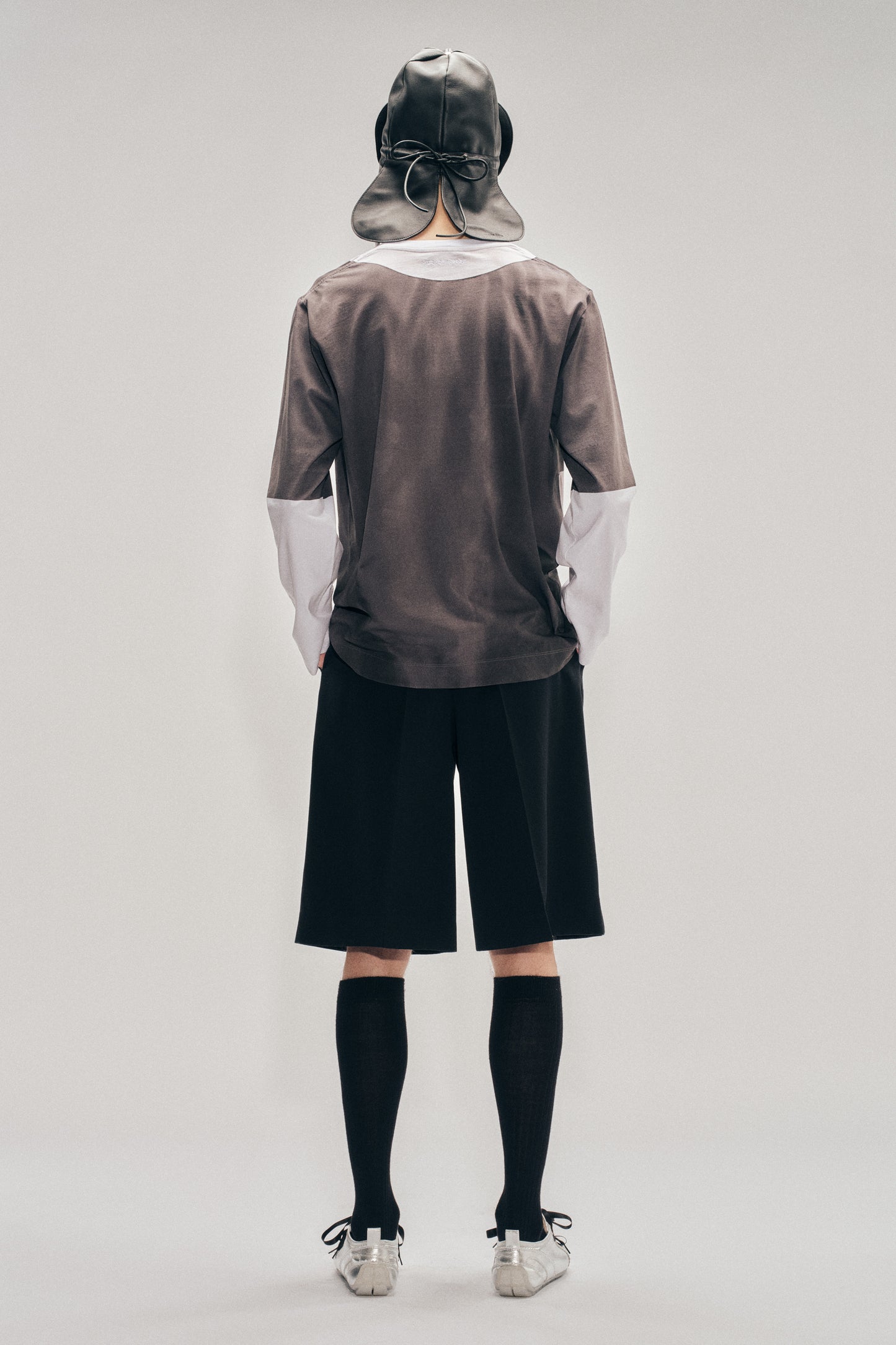 Rose Rugby Trompe L'Oeil Print Long Sleeve T-Shirt