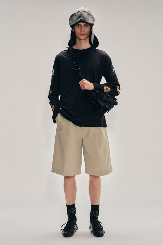 Daisy Cutout Long Sleeve T-Shirt