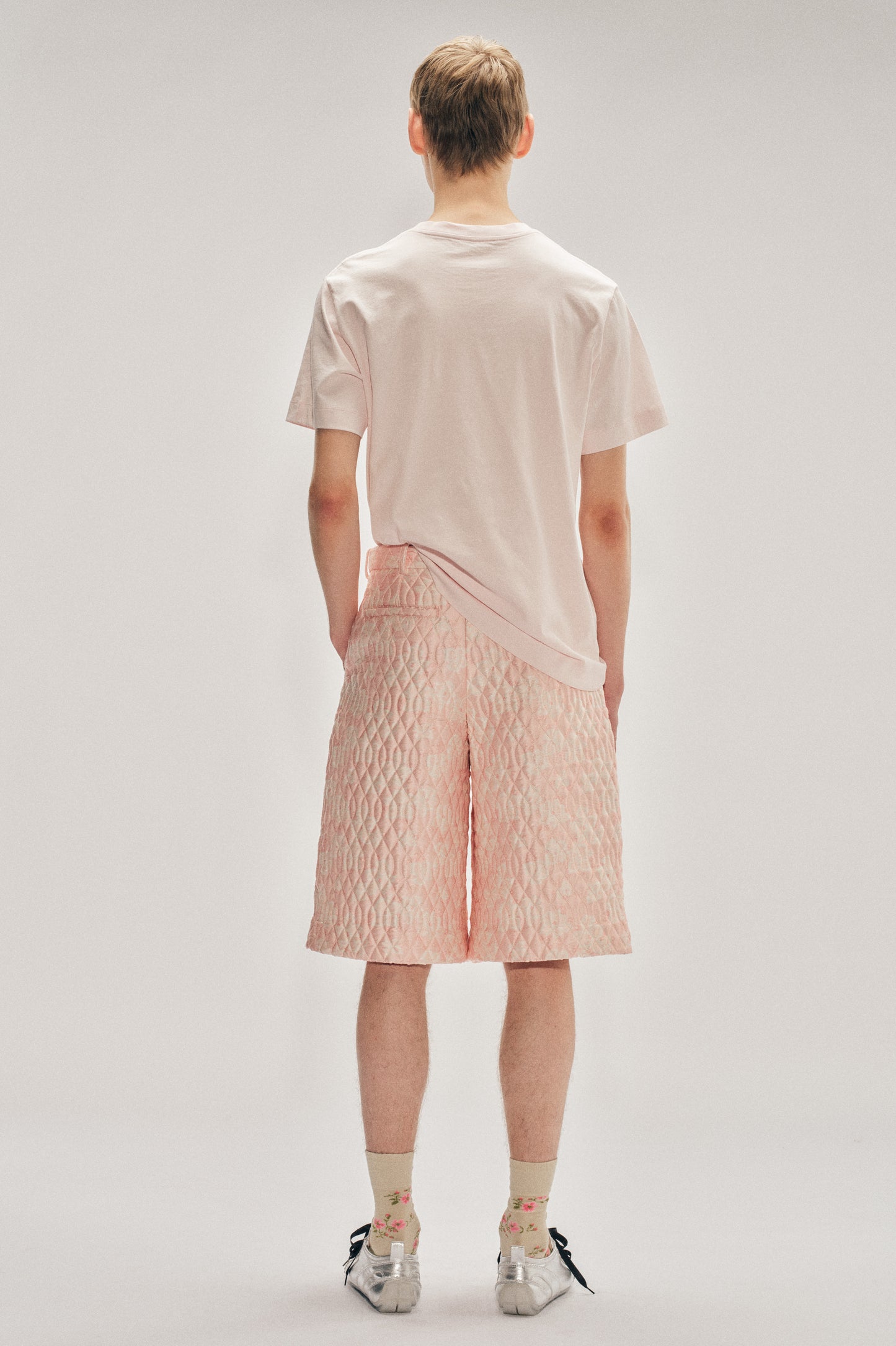 Quilted Belt Loop Tab Board Shorts
