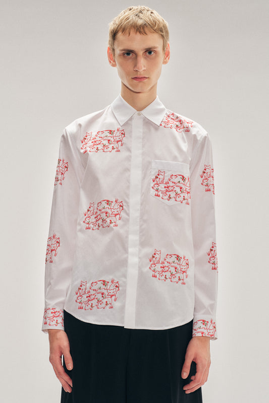 Classic Concealed Button Shirt