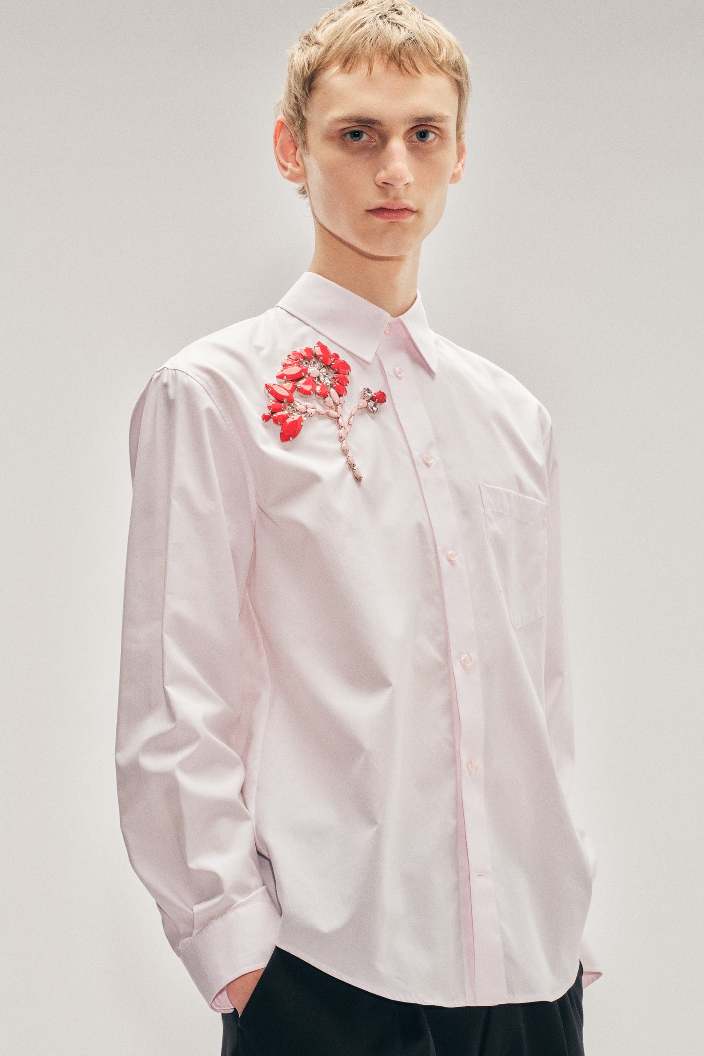 Turbo Embellished Classic Shirt