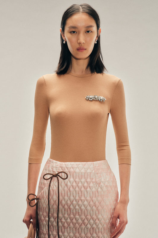 Embellished Underpinning Top