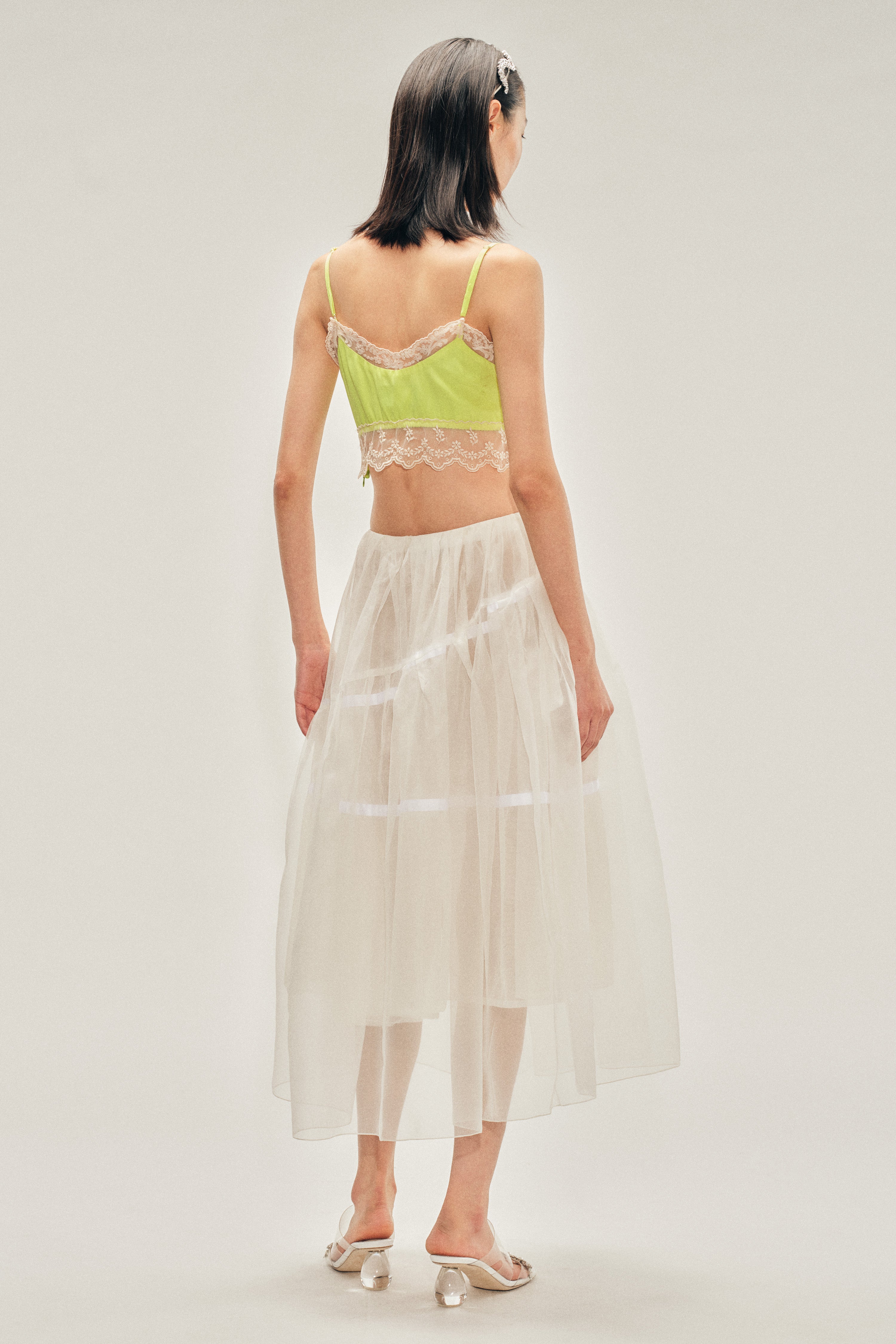 Lace Trim Negligee Bralette – Simone Rocha US