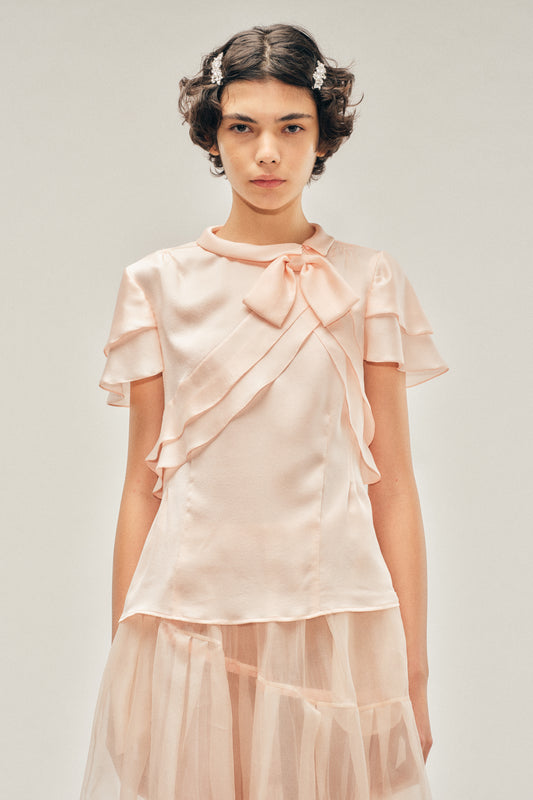 Petal Bow Sash Top