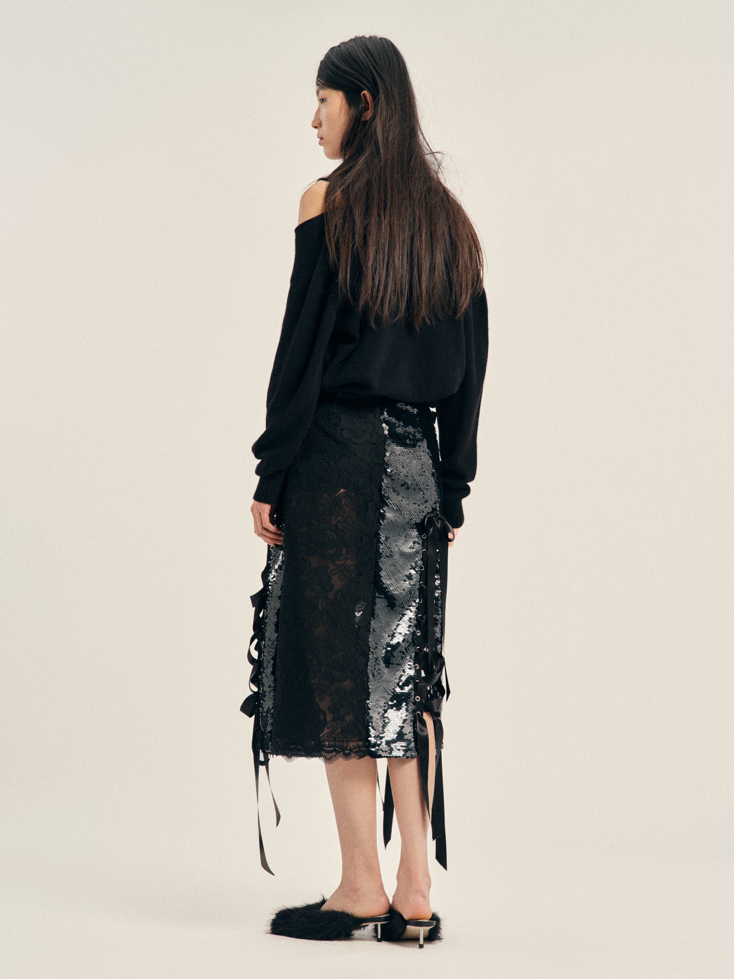 Unraveling Ribbon Patchwork Ring Skirt