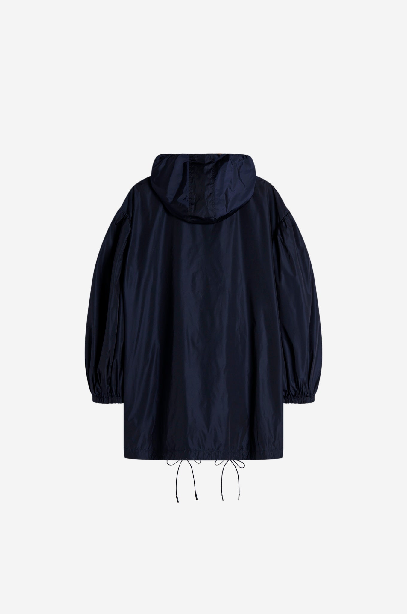 Button Placket Trapeze Parka