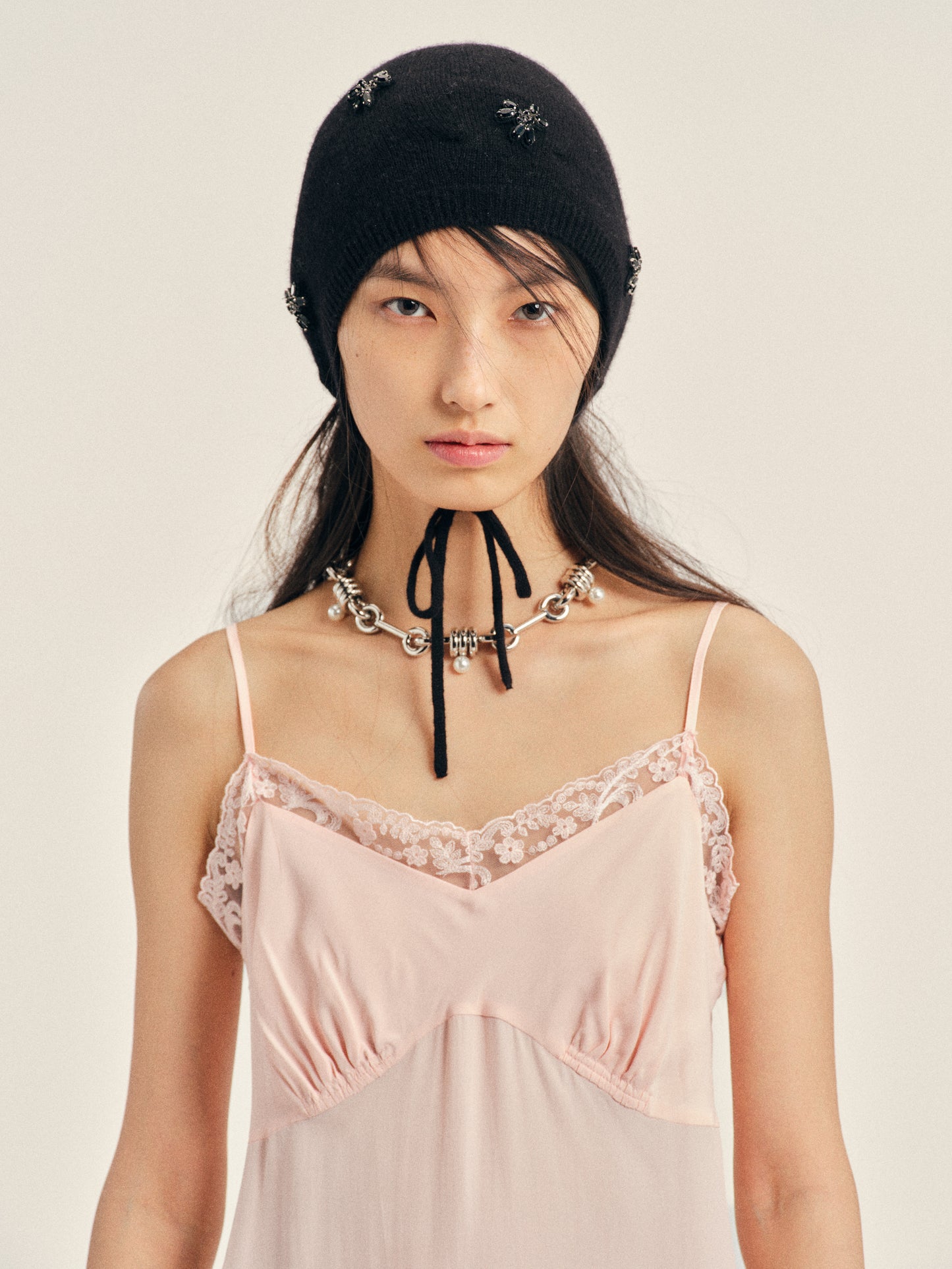 Lace Trim Slip Dress