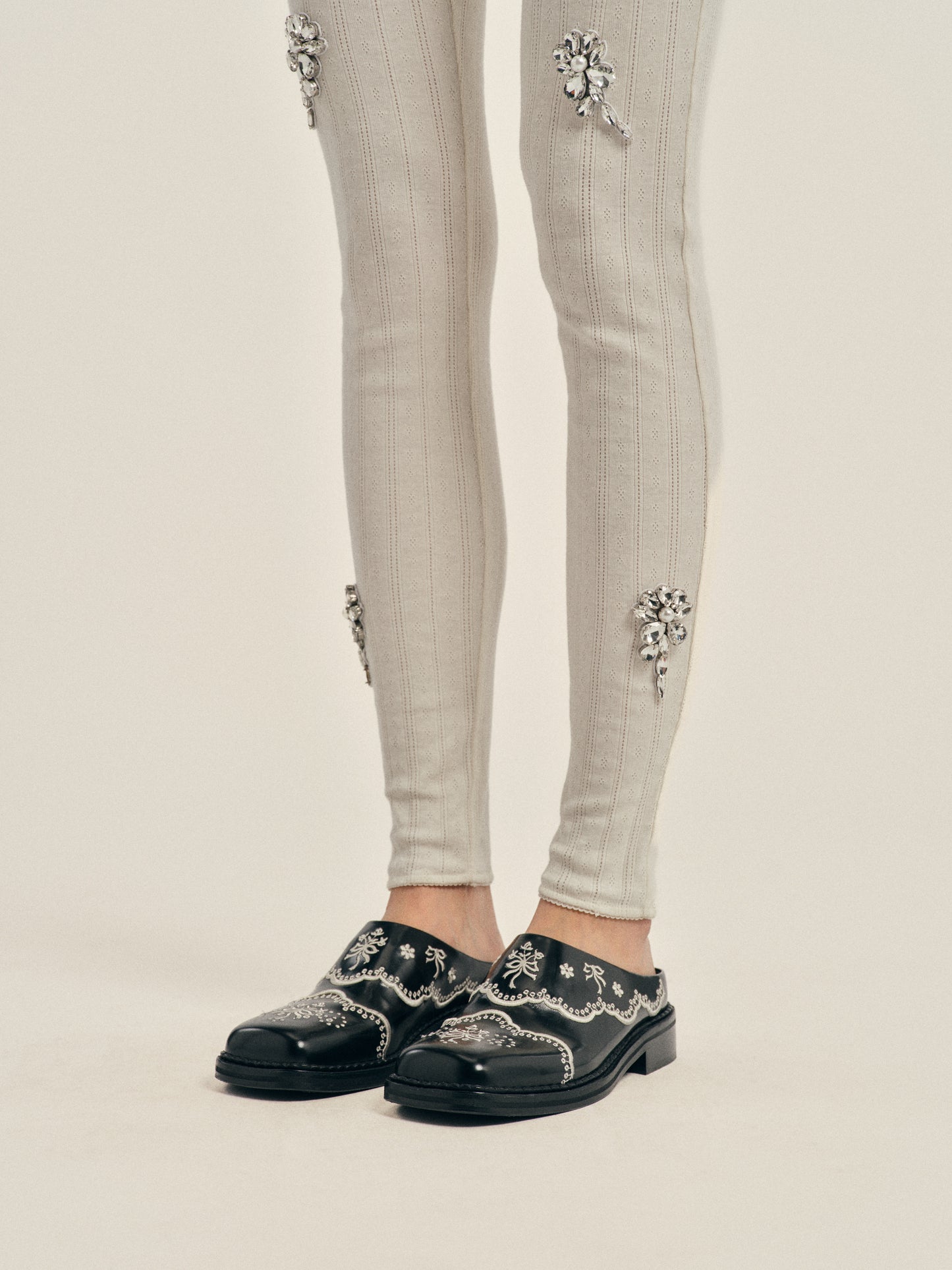 Floral Lace Mule