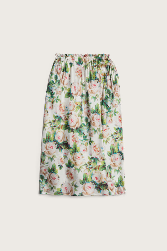 Single Hip Detail Easy Skirt