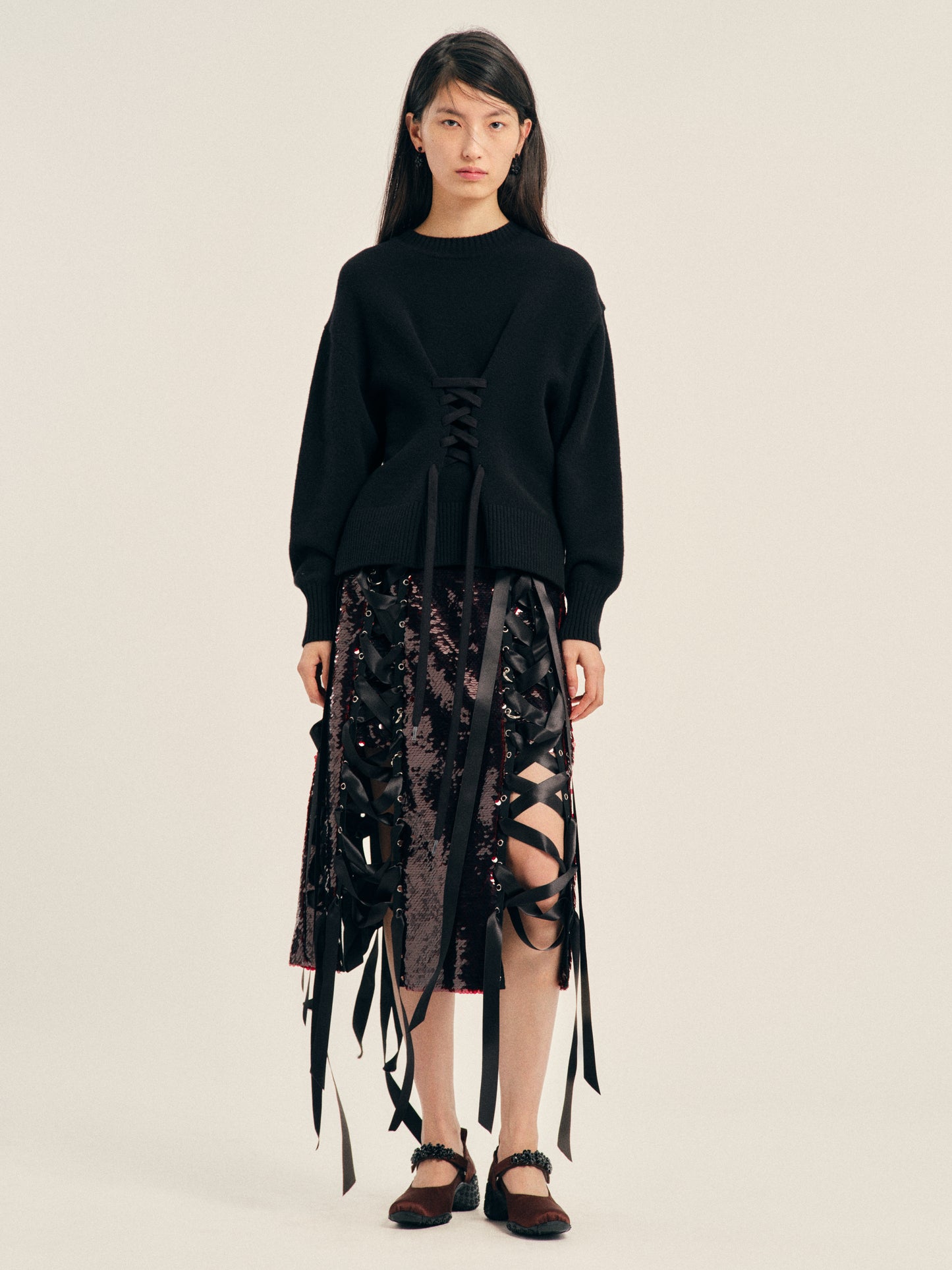 Merino Sculpted Corset Jumper