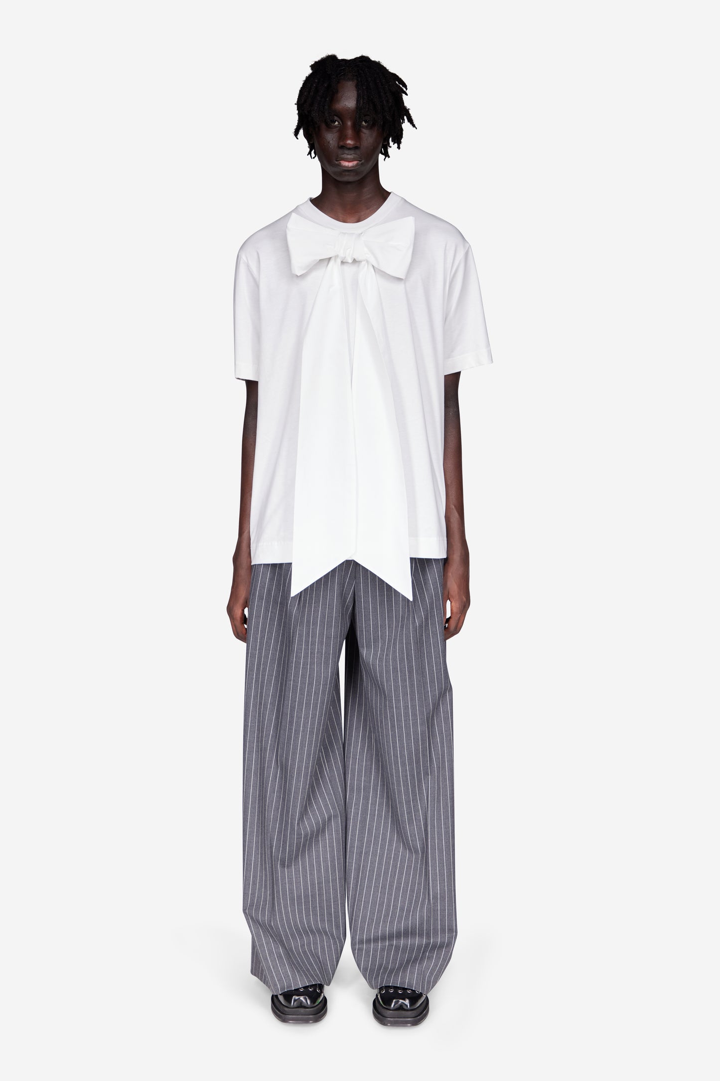 Pleated Wide Leg Trouser