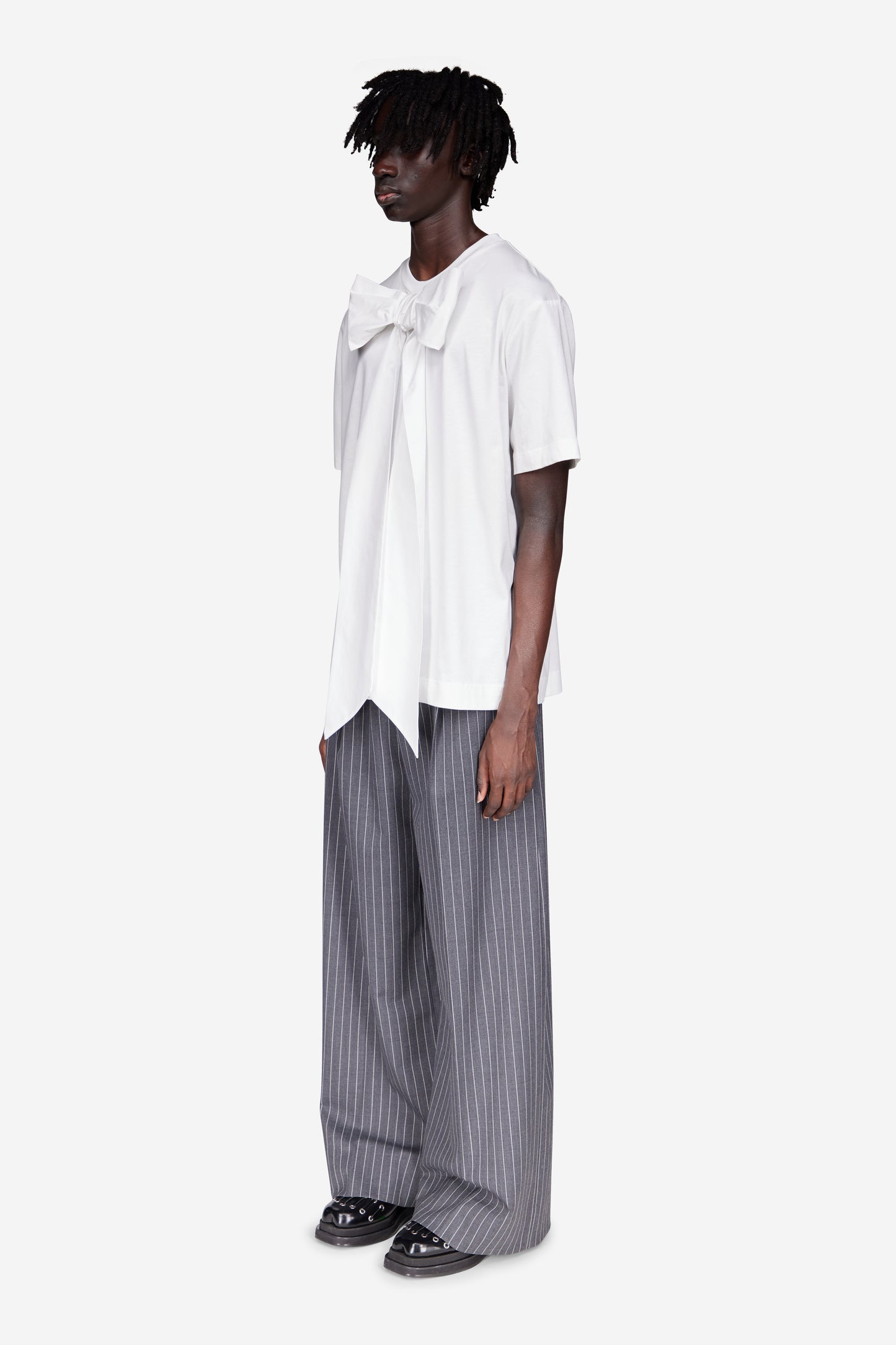 Pleated Wide Leg Trouser