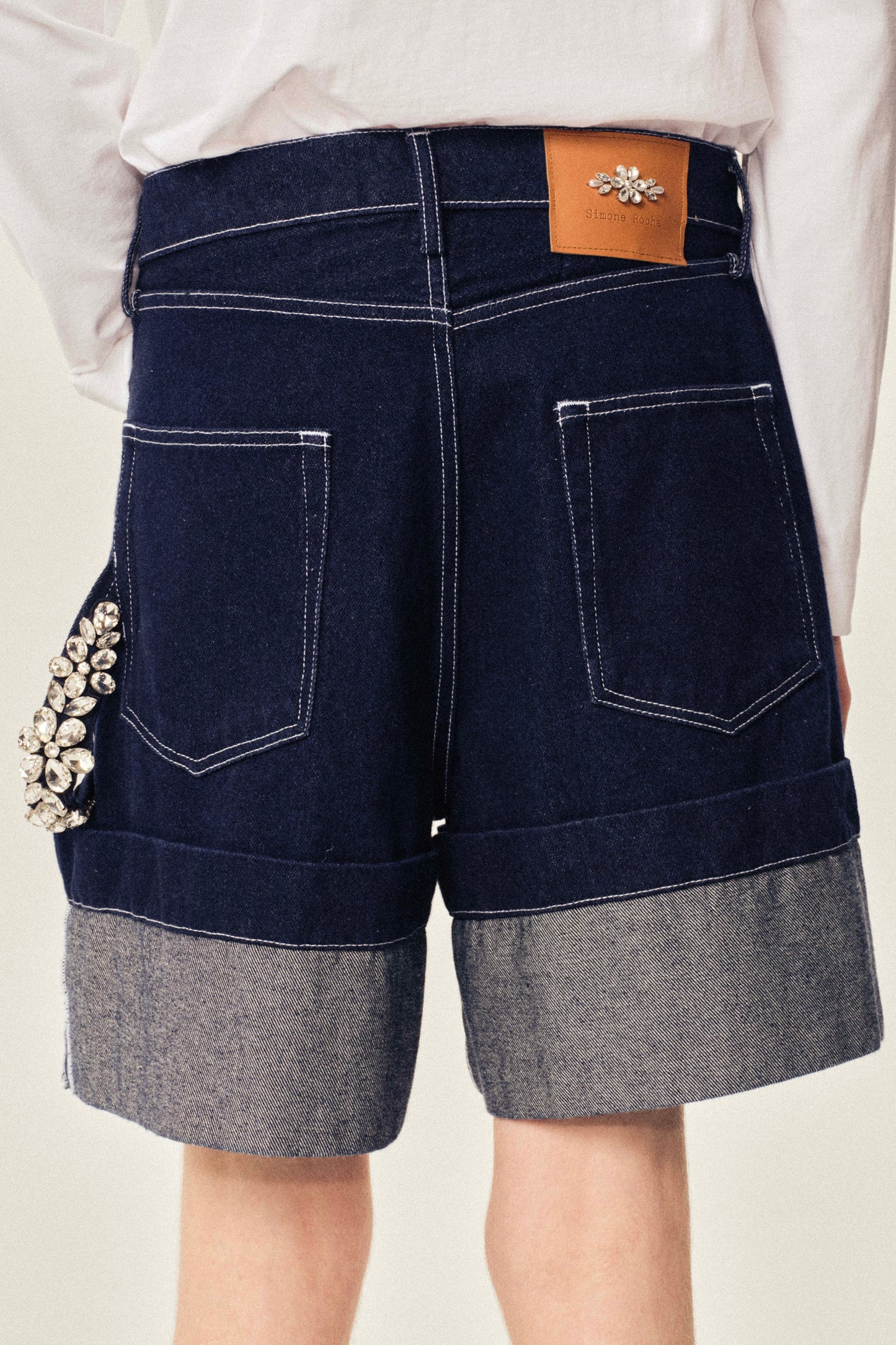 Embellished Wide Leg Shorts