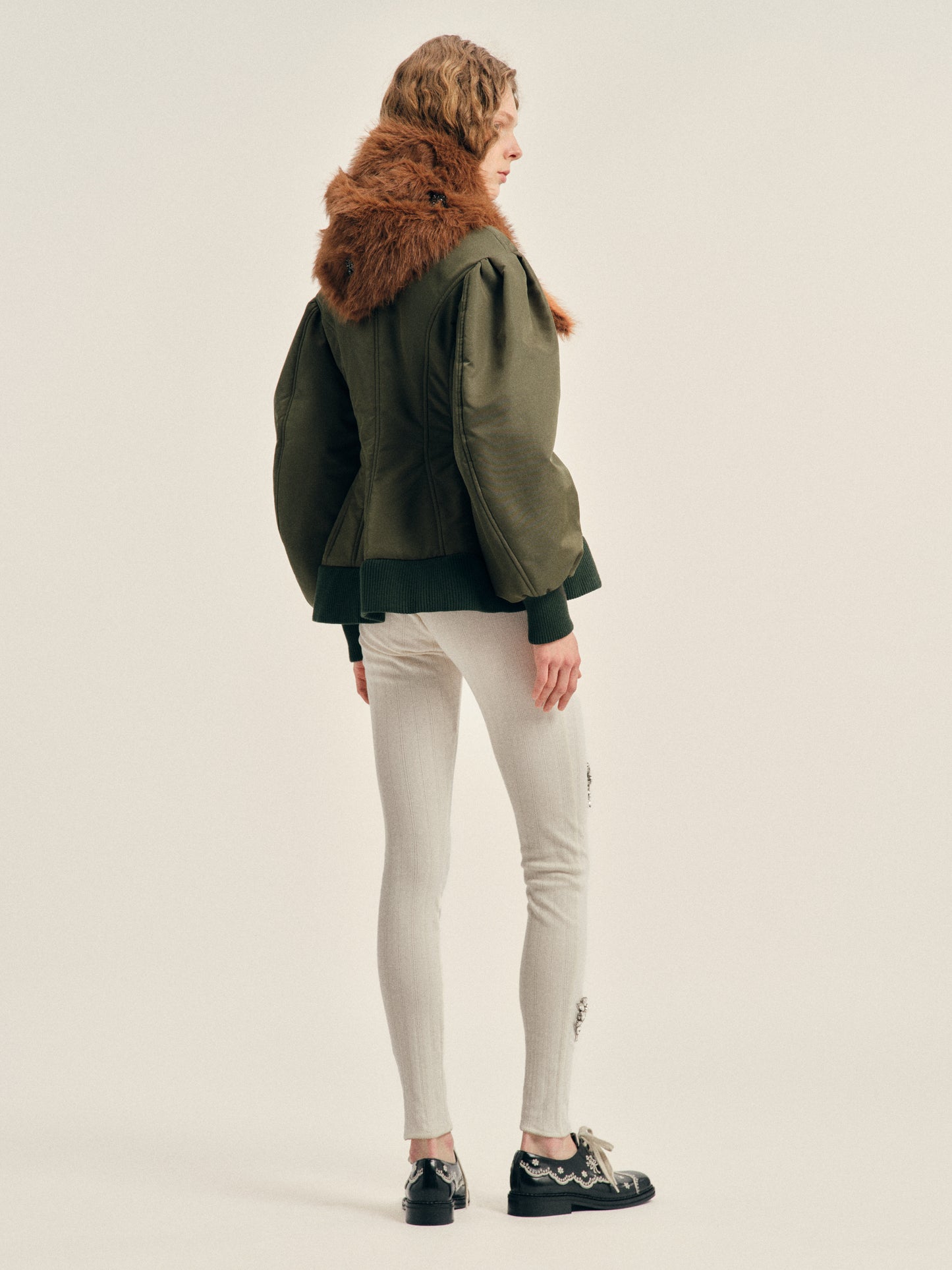 Embellished Pointelle Ruffle Frill Long Johns