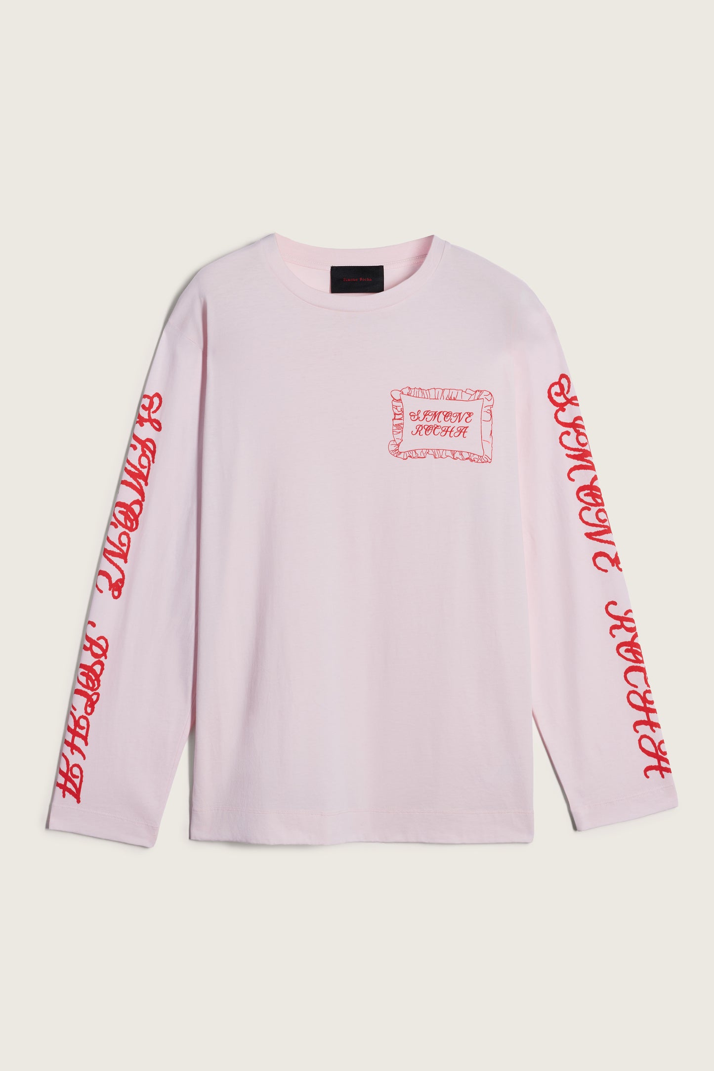 Pillowcase Logo Print Long Sleeve T-Shirt