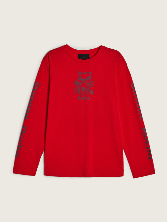 Coming Up Roses Print Long Sleeve T-Shirt