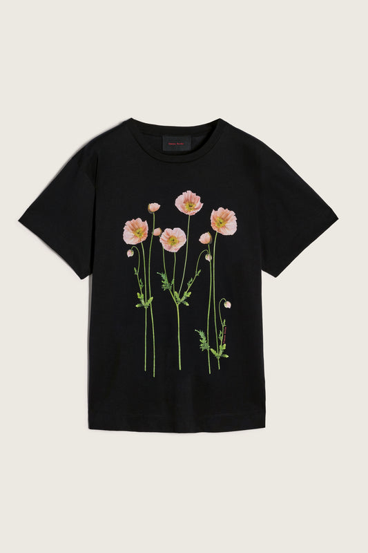Poppy Field Print T-Shirt