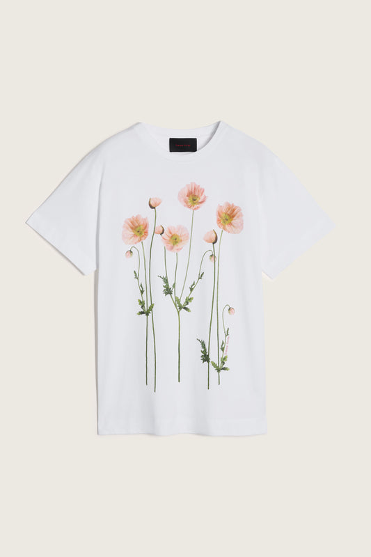 Poppy Field Print T-Shirt