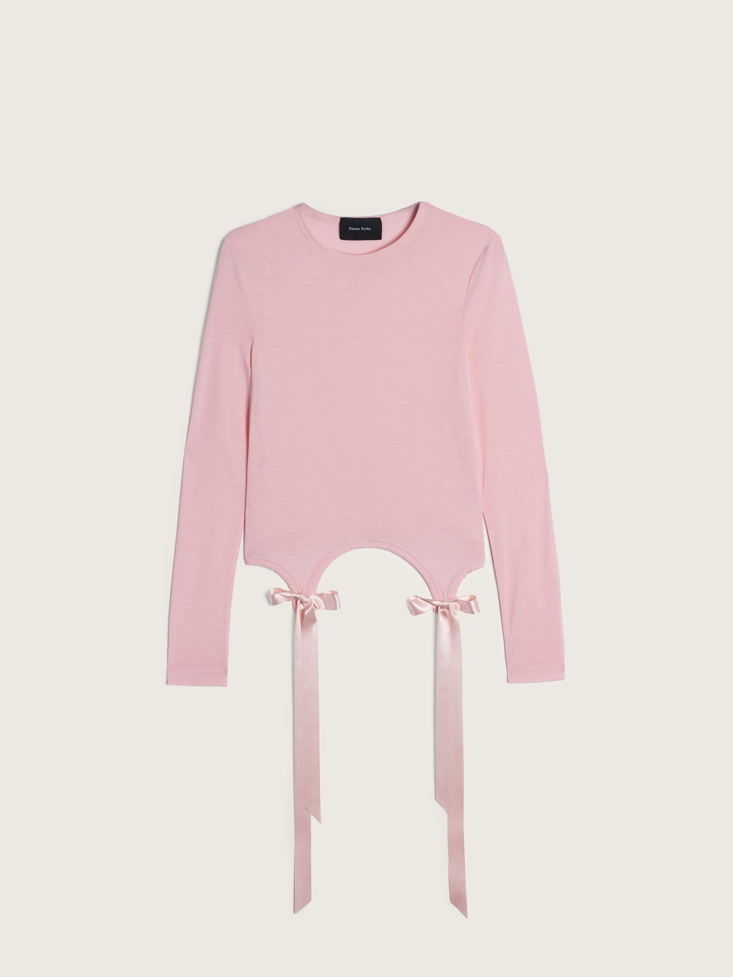 Bow Tail Easy Long Sleeve T-Shirt