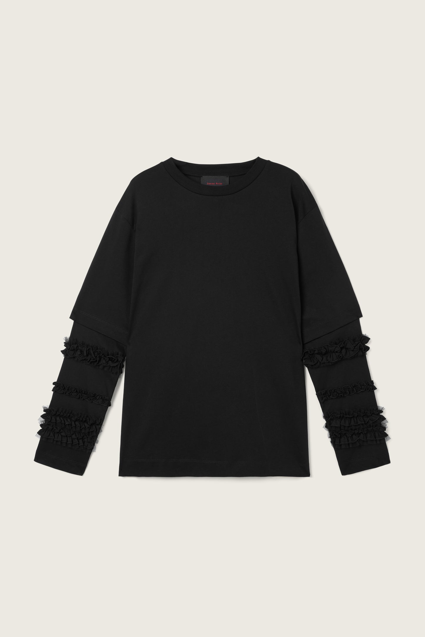 Ruffle Frill Long Sleeve T-Shirt