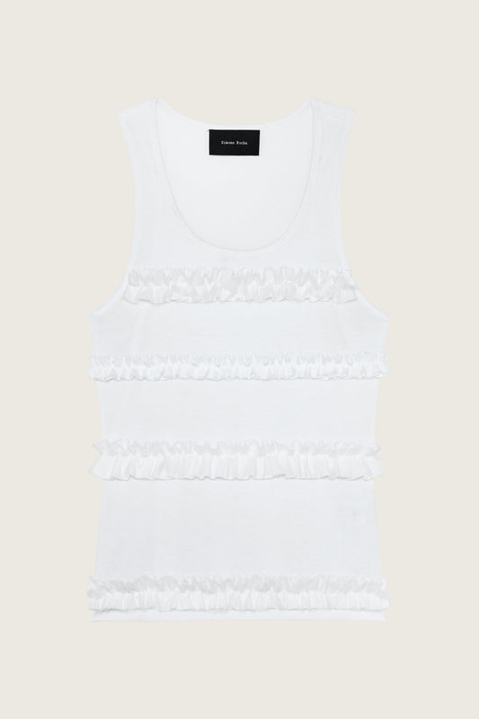 Ruffle Frill Tank Top