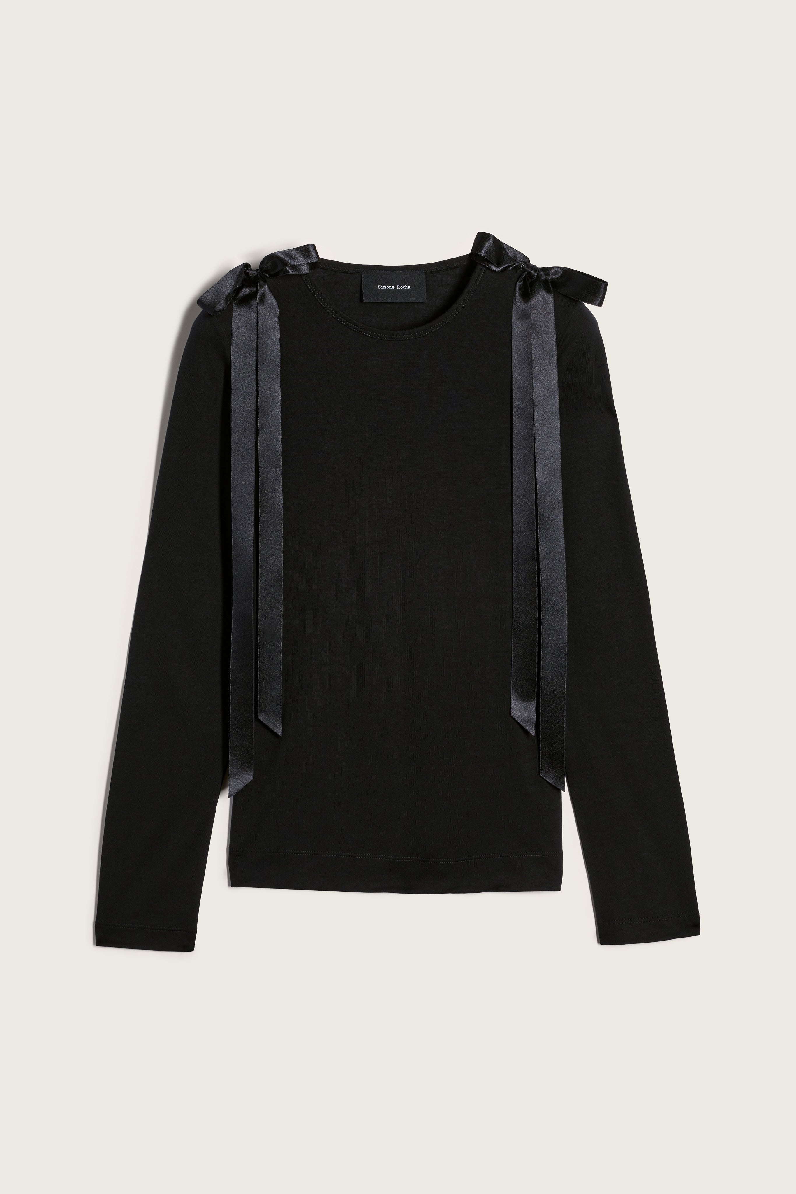 Bow Ribbon Tail Long Sleeve T-Shirt – Simone Rocha US
