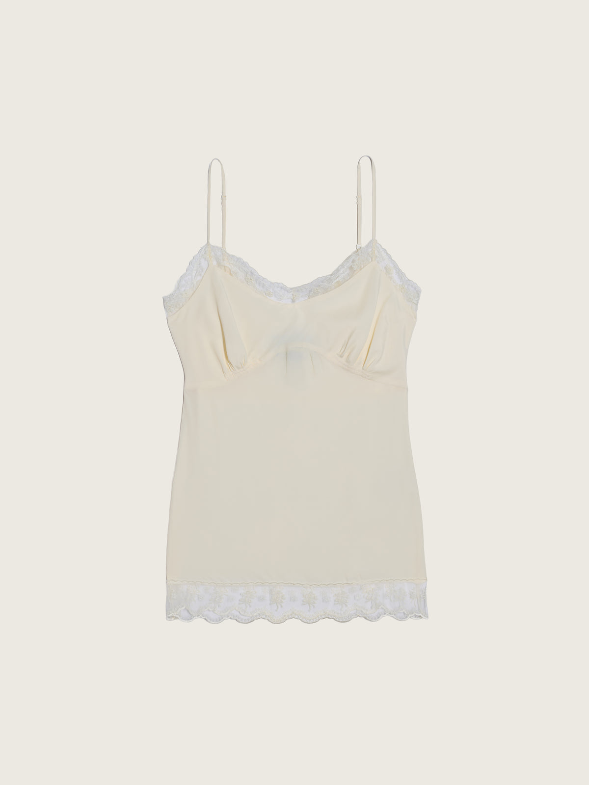 Lace Trim Negligee Cami