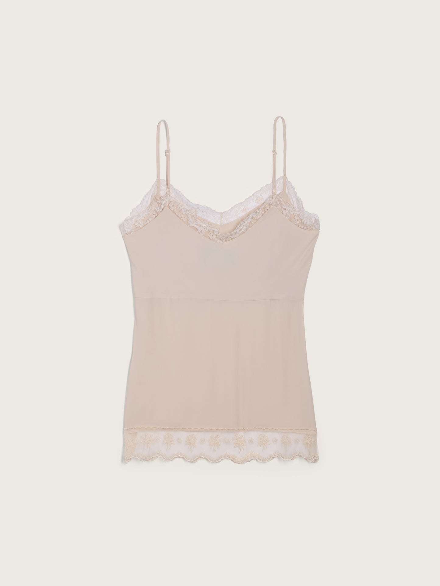 Lace Trim Negligee Cami