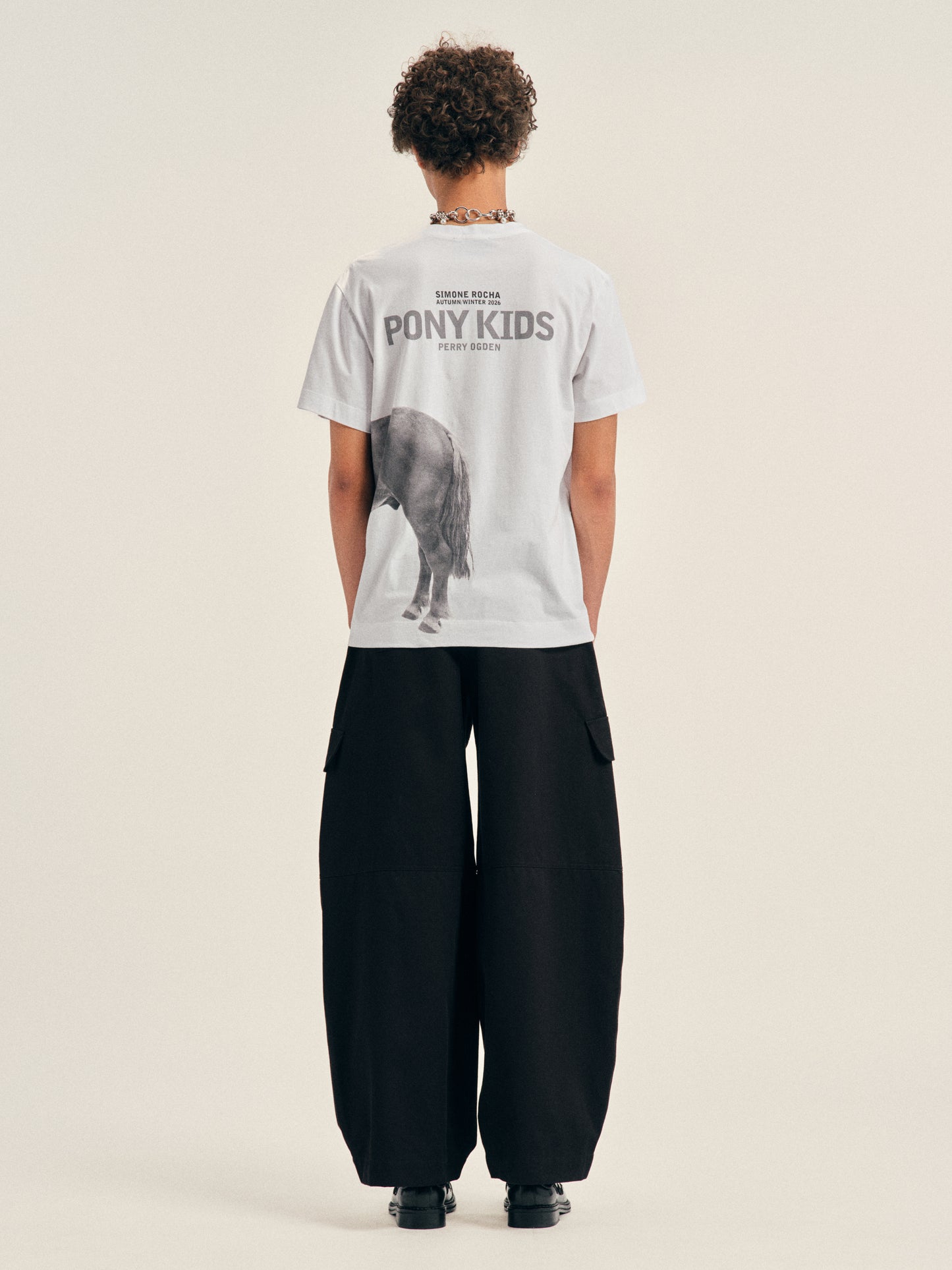 Cargo Balloon Knee Pleat Trousers