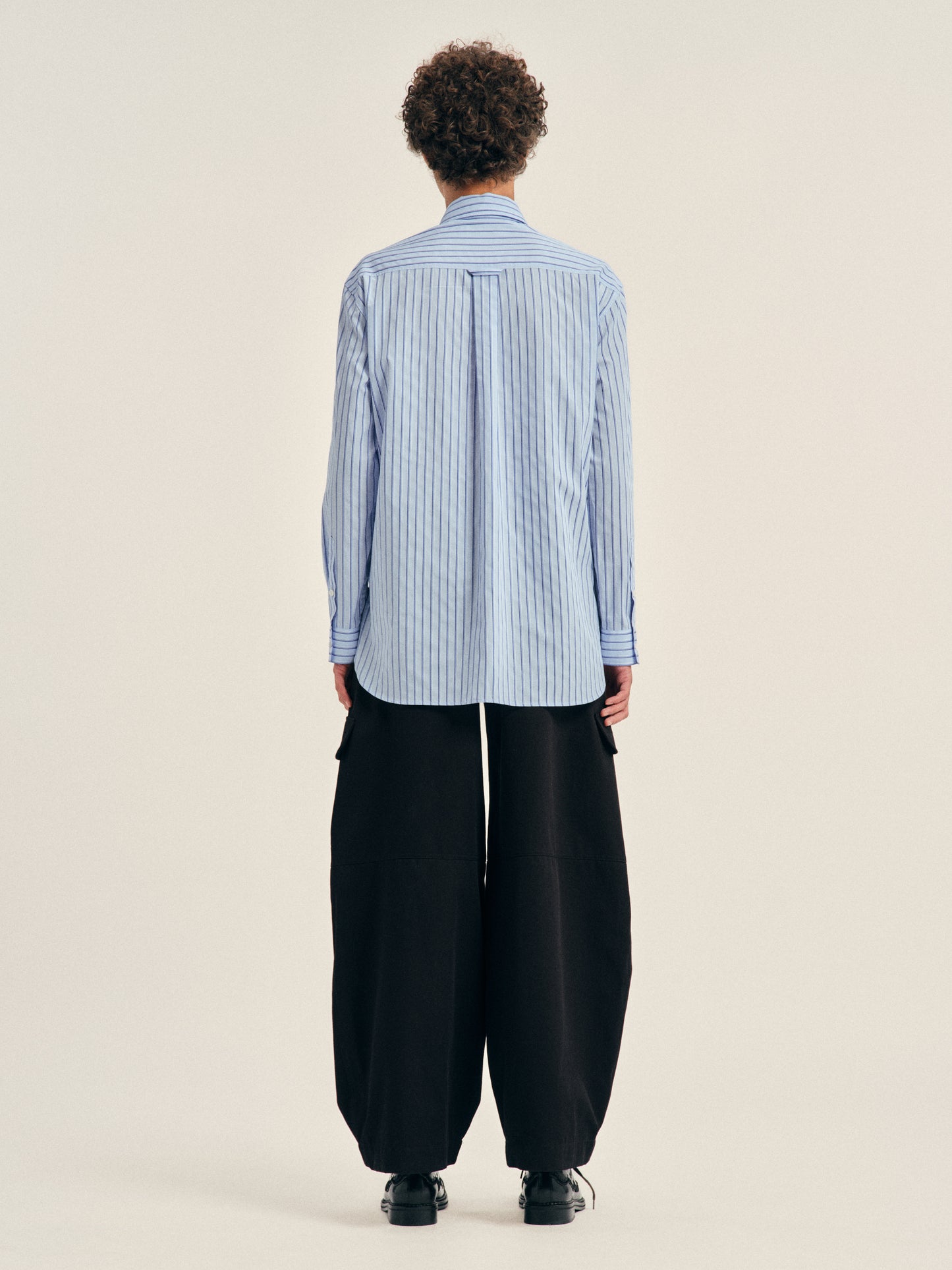 Double Lace Up Hem Easy Shirt