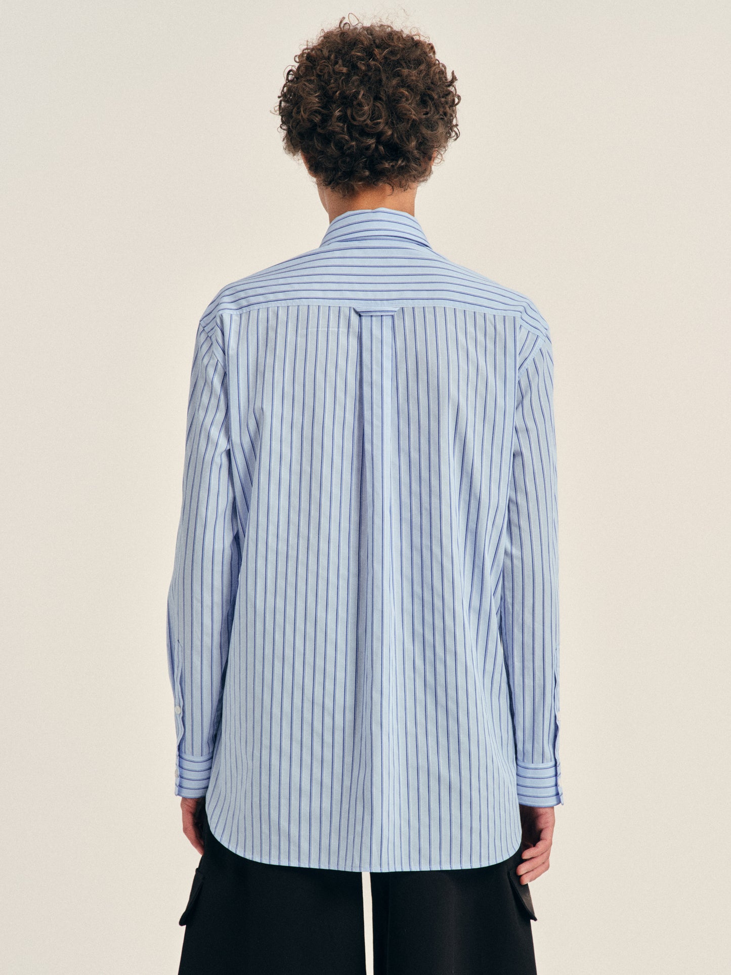 Double Lace Up Hem Easy Shirt